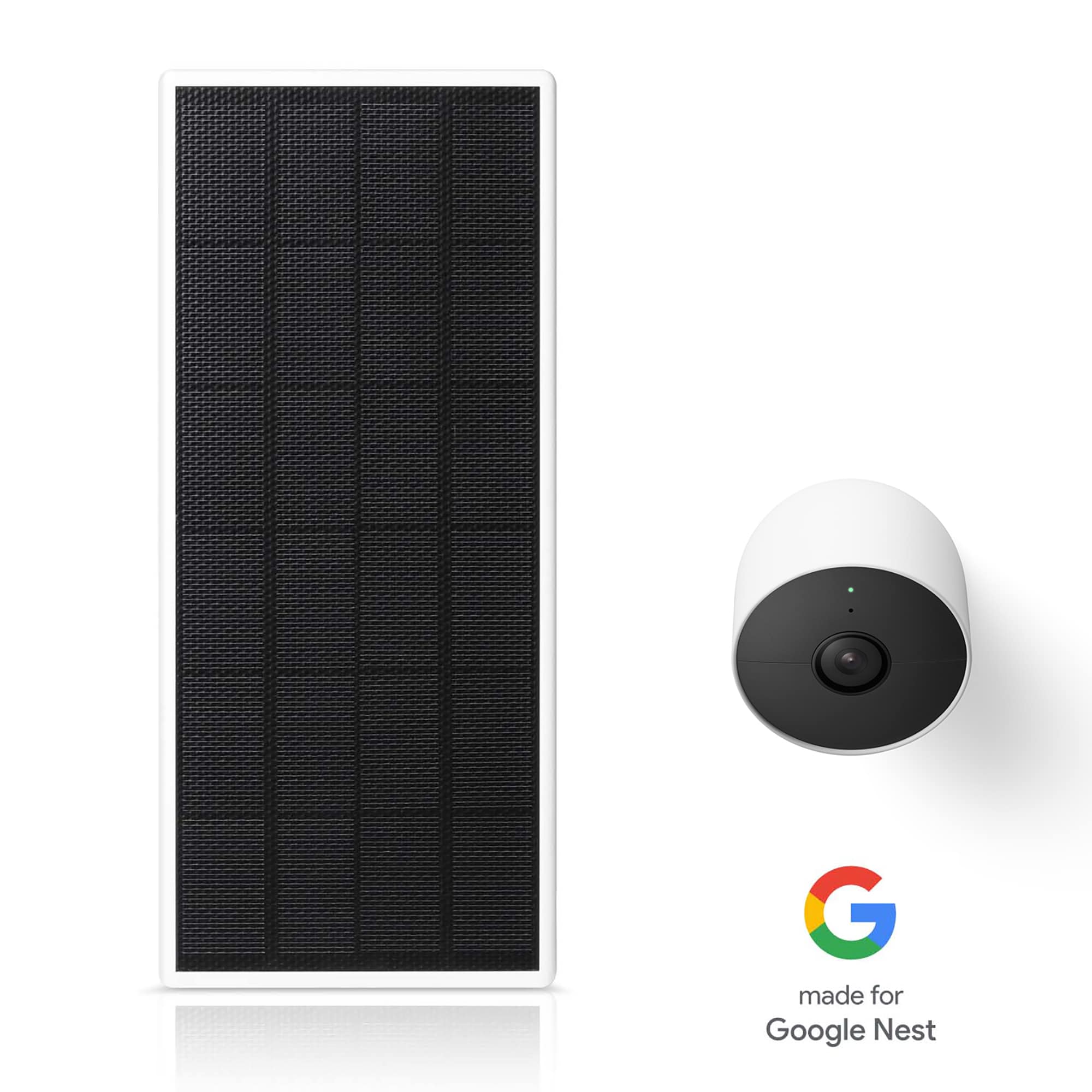 Wasserstein Solar Panel for Google Nest Cam Outdoor or Indoor White Solar Panel (2-Pack) 4895230318201 Sansujyuku sansujyuku.com