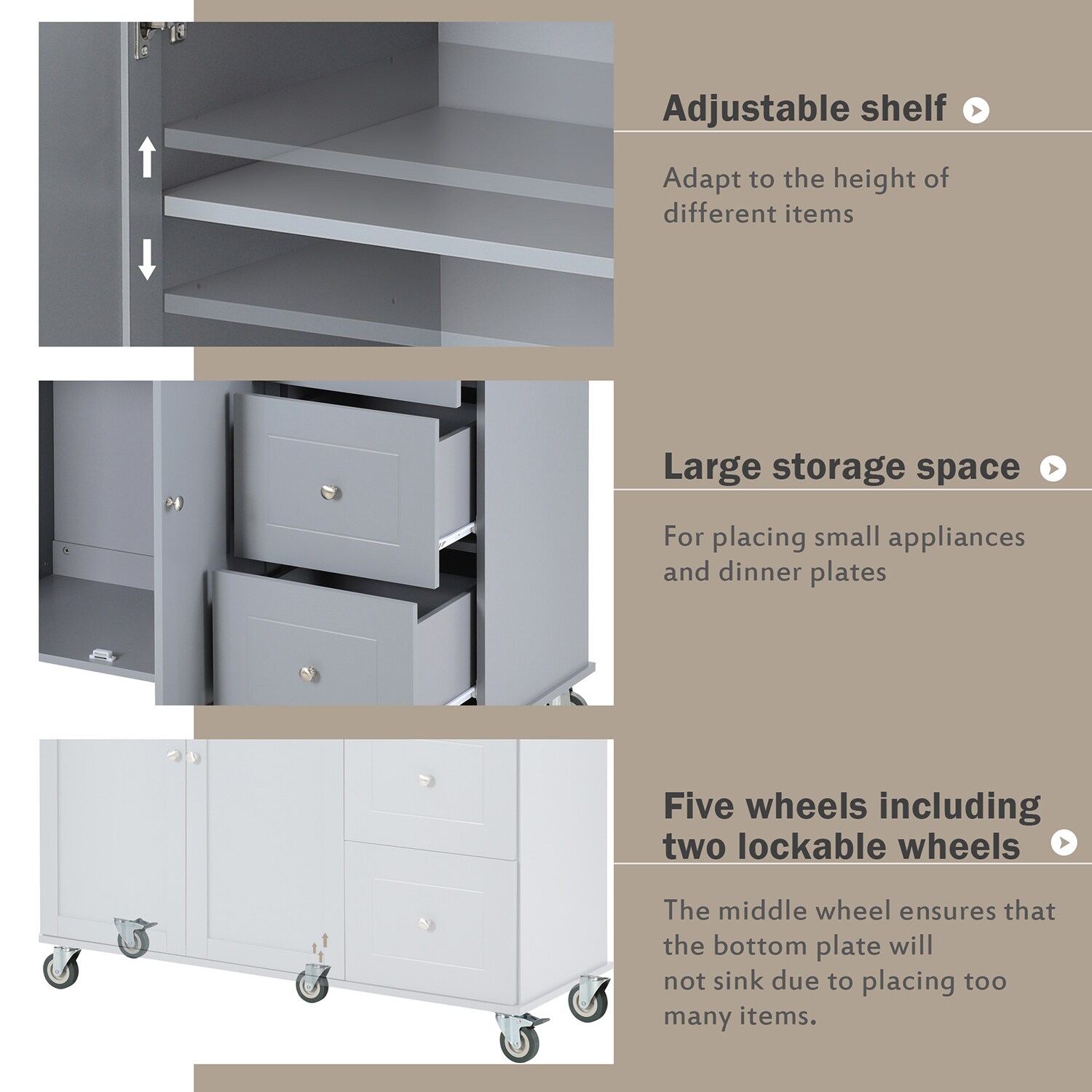 SINOFURN SYB260003GY Kitchen-Furniture - View #17