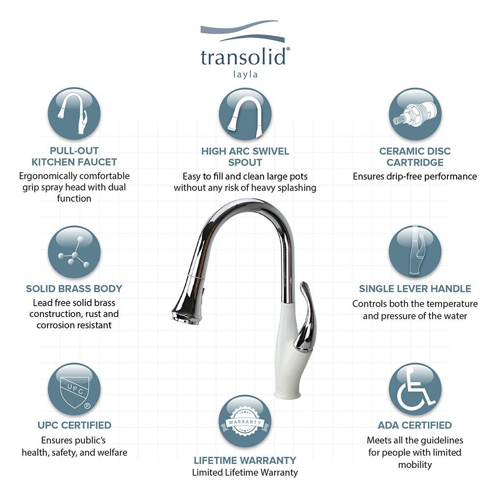Transolid T3590-PC/01 Kitchen-Faucets - View #3
