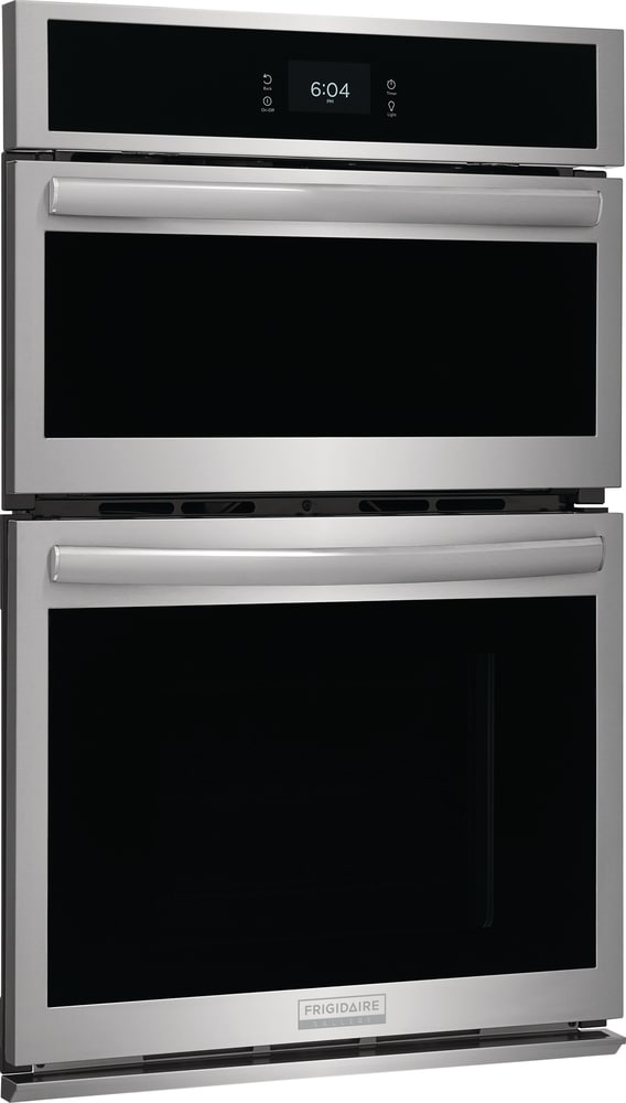 Samsung NQ70CB700D12 Bespoke Series 30 Inch White Glass 7 cu. ft. Total  Capacity Electric Double Wall Oven/Microwave Combo Steam Oven