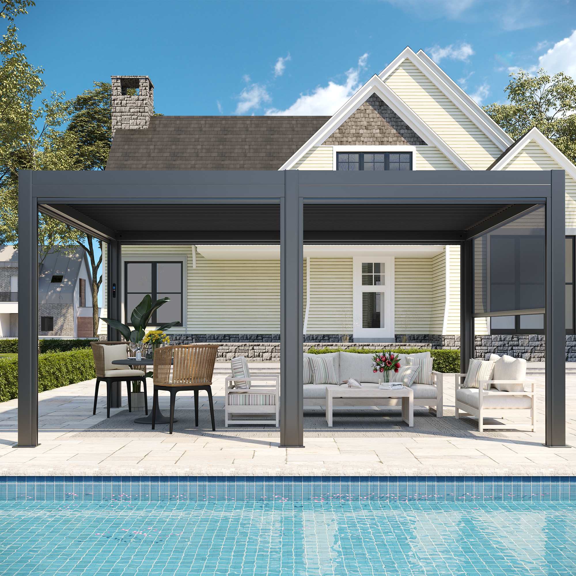 U-HOMY WQ-256BK-SG Pergolas-2 - View #8