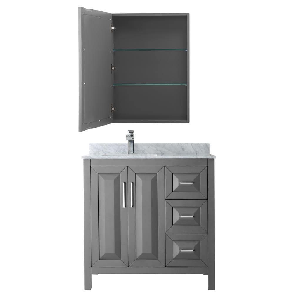 Wyndham Collection WCV252536SKGCMUNSMED Bath-Vanity-Combo - View #4
