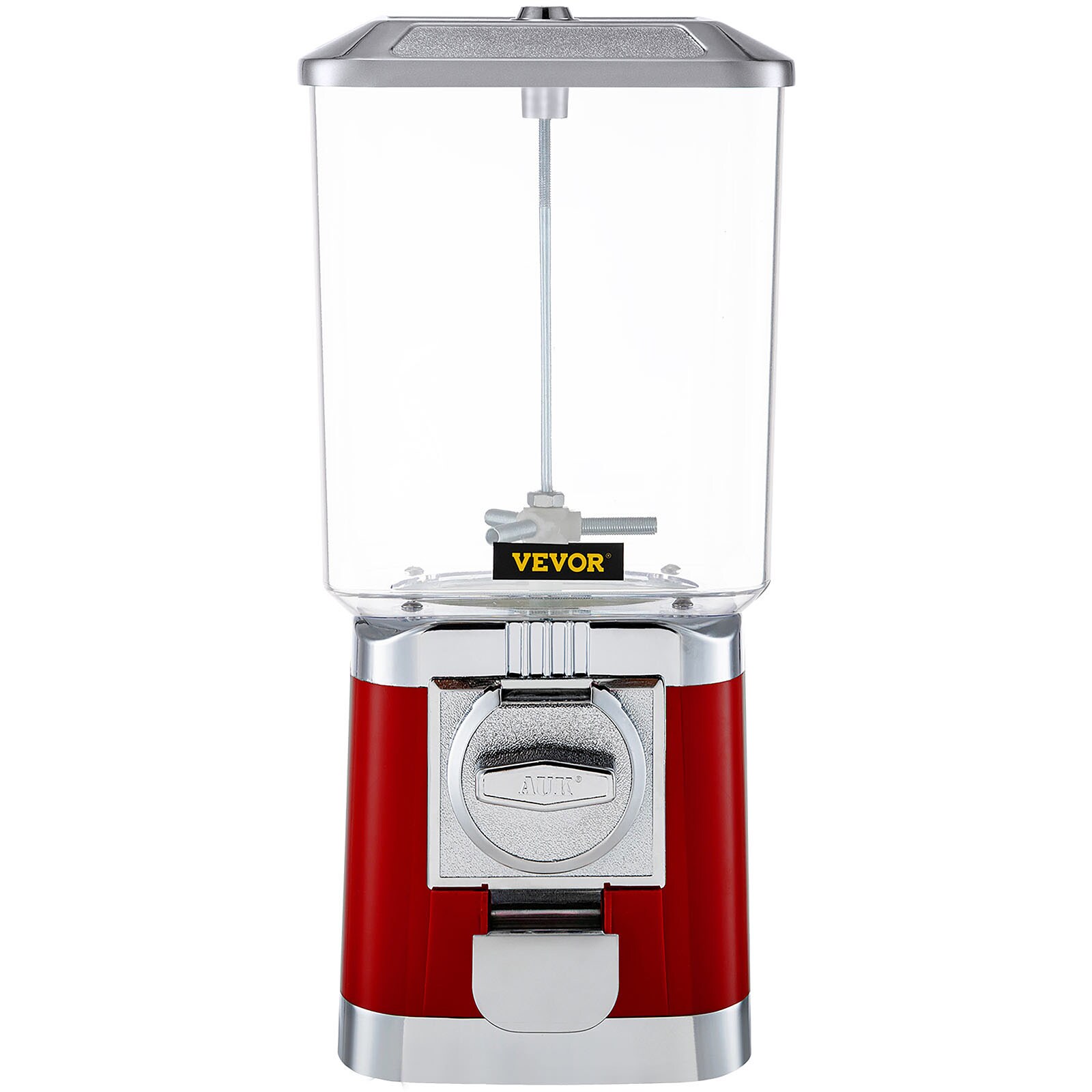 VEVOR 0.7-1.3 INCH Gumball Machine - Red, Commercial/Residential