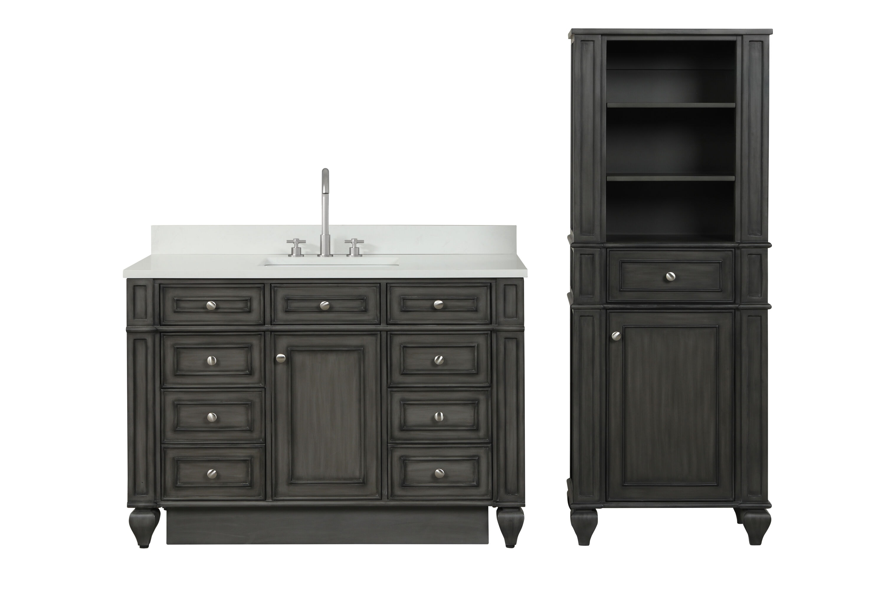 Design Element WN-48-GY Bath-Vanity-Combo - View #14