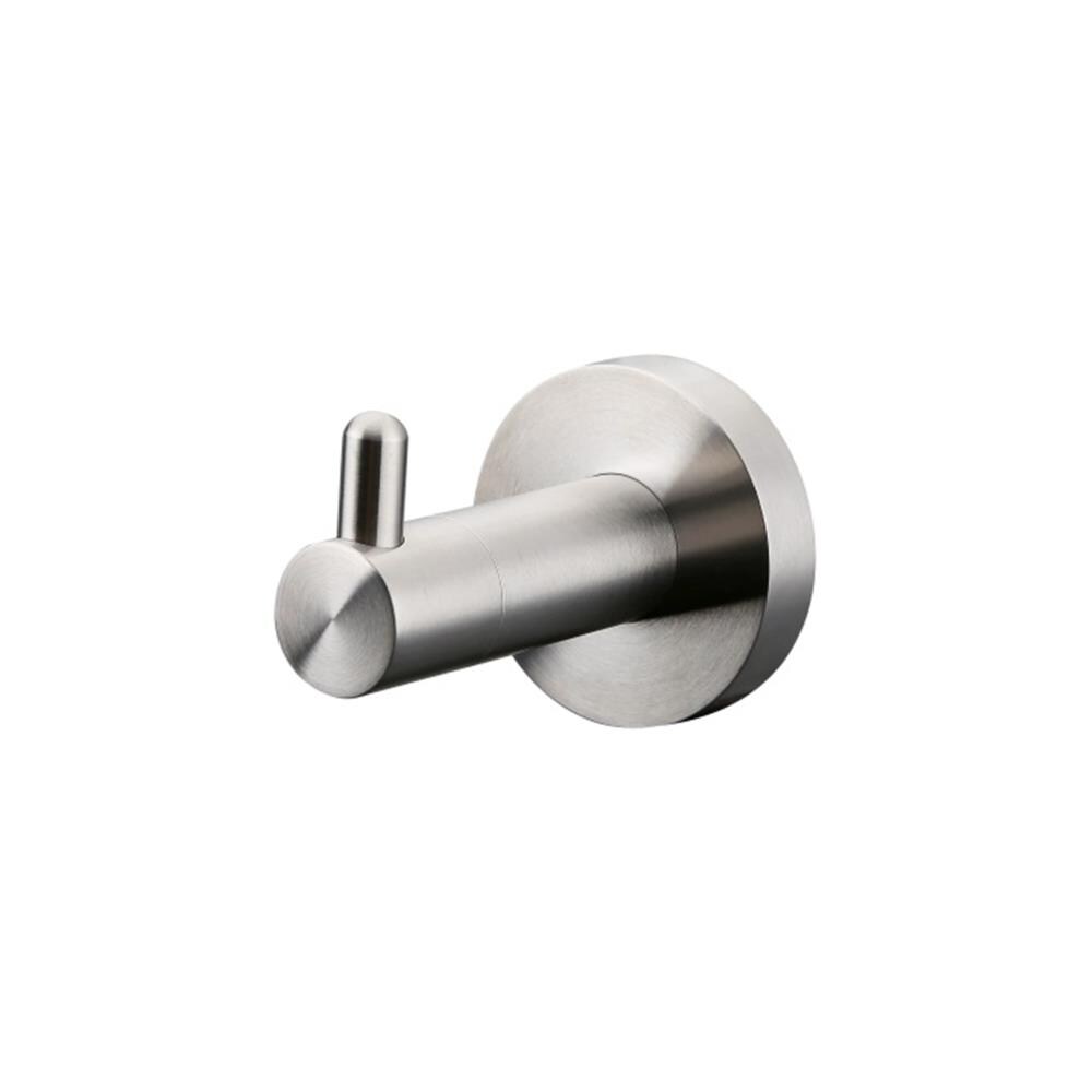 Lexora LRH16152SN Bagno Nera Satin Nickel Single -Hook Wall mount Towel Hook