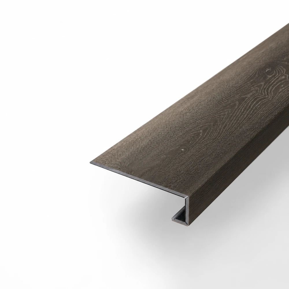 Flooret Flooret Modin LVP 48-in TruePlank Signature Square Nosing - Pomeroy Signature, Made from a Real Plank, Waterproof, Scratch-Resistant and Easy to Install, Flush Finish for Stairs