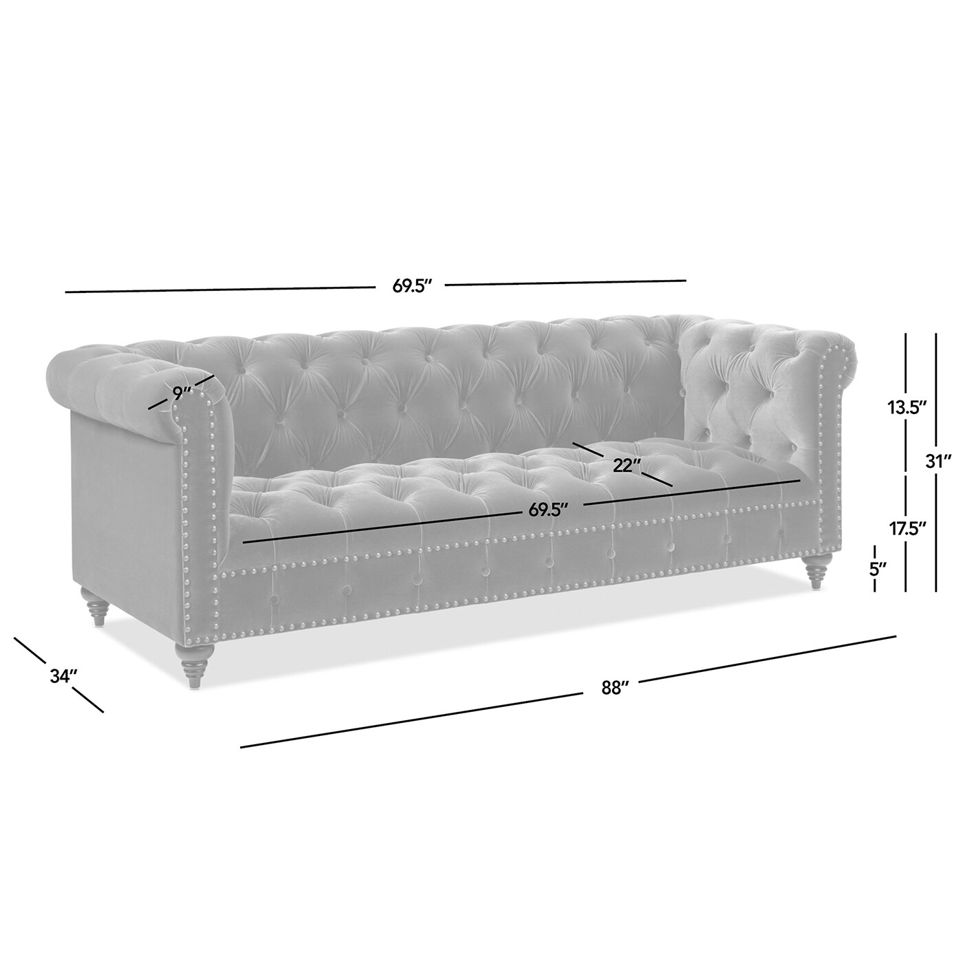 Jennifer Taylor Home LMVO-3-63022 Sofas-Loveseats - View #10