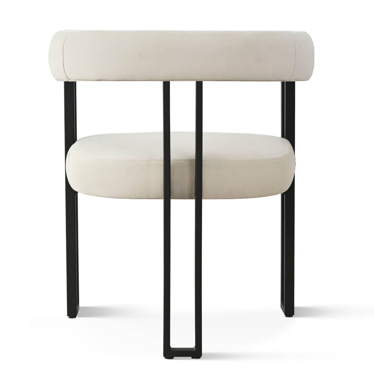 Maison Boucle MIA-VELEVT-BEIGE8 Dining-Chairs - View #5