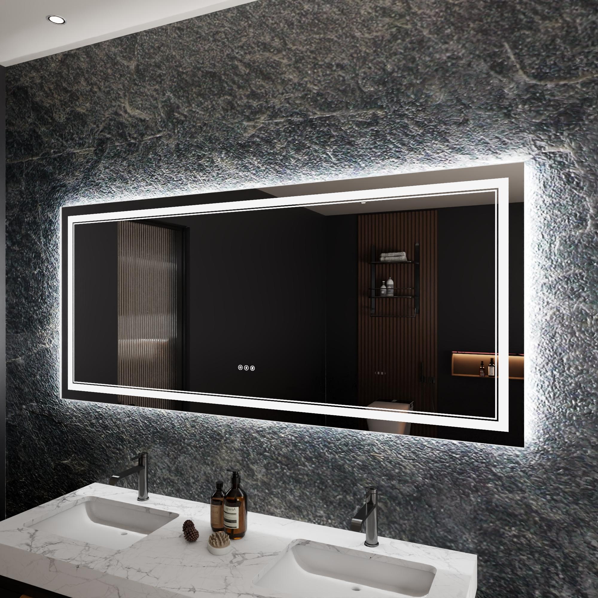 Bayfeve BFXB-9S3272-MIR Framed-Bath-Mirrors - View #3