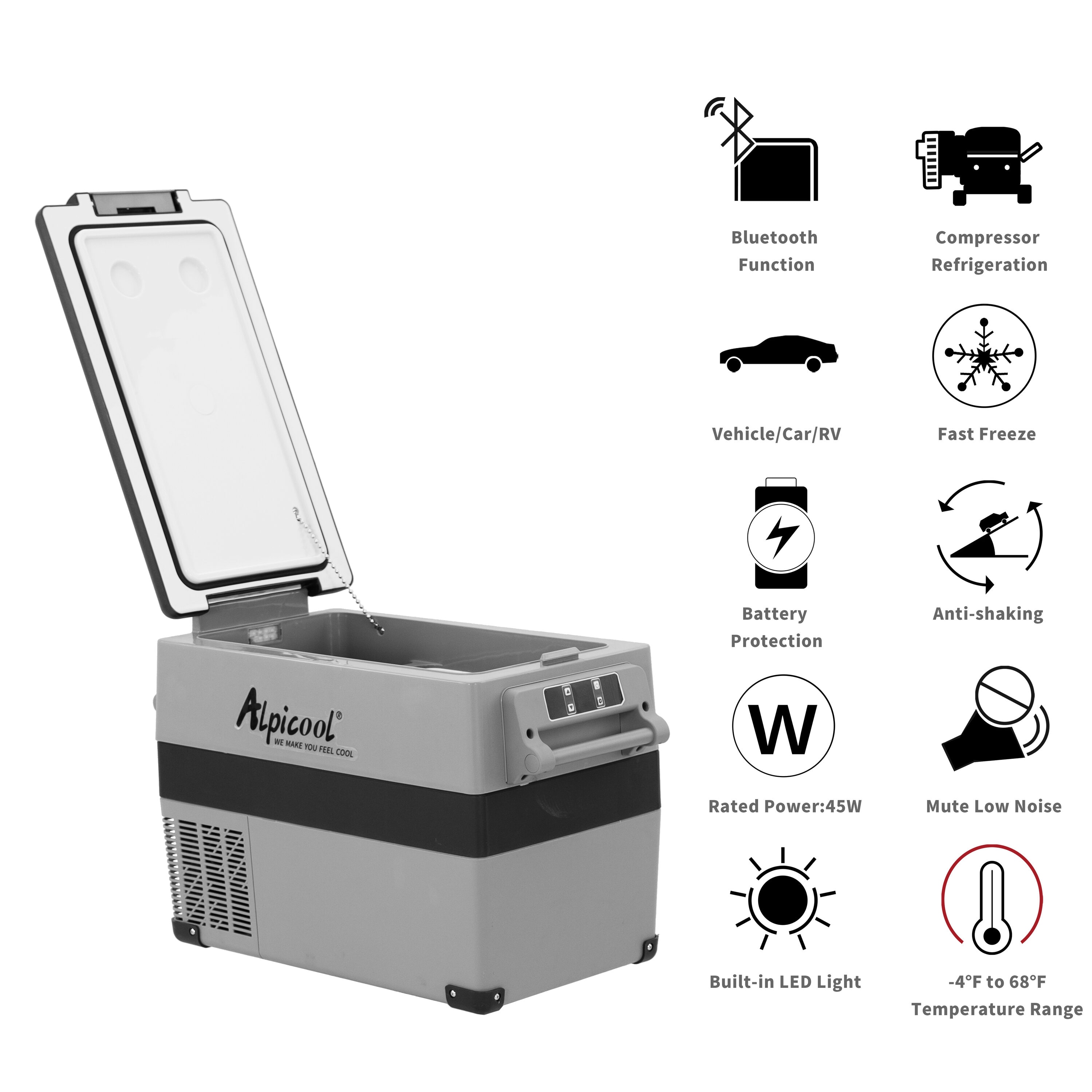 Alpicool CF45 Portable-Coolers - View #2