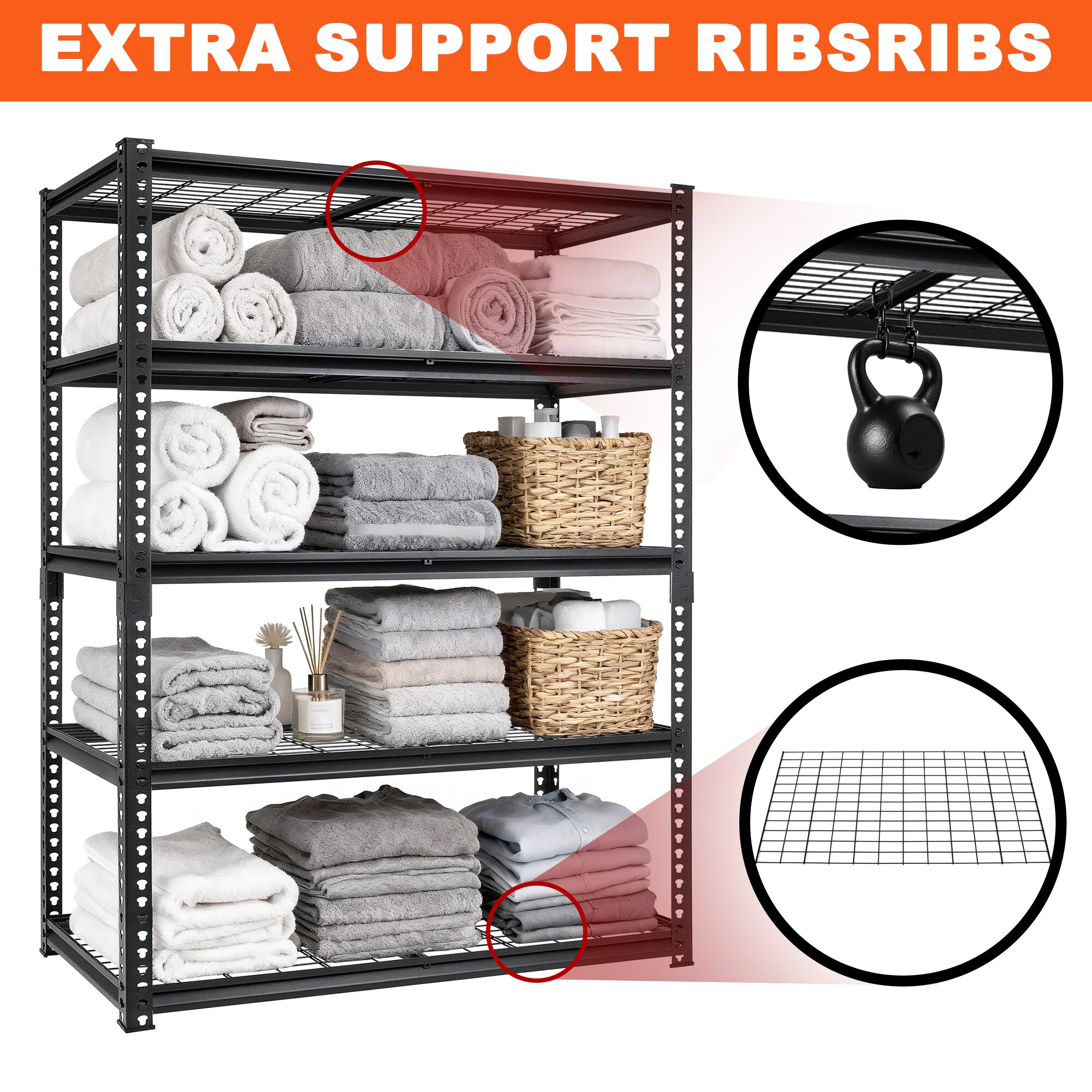 Flynama L-P186666 Free-Standing-Shelving - View #6