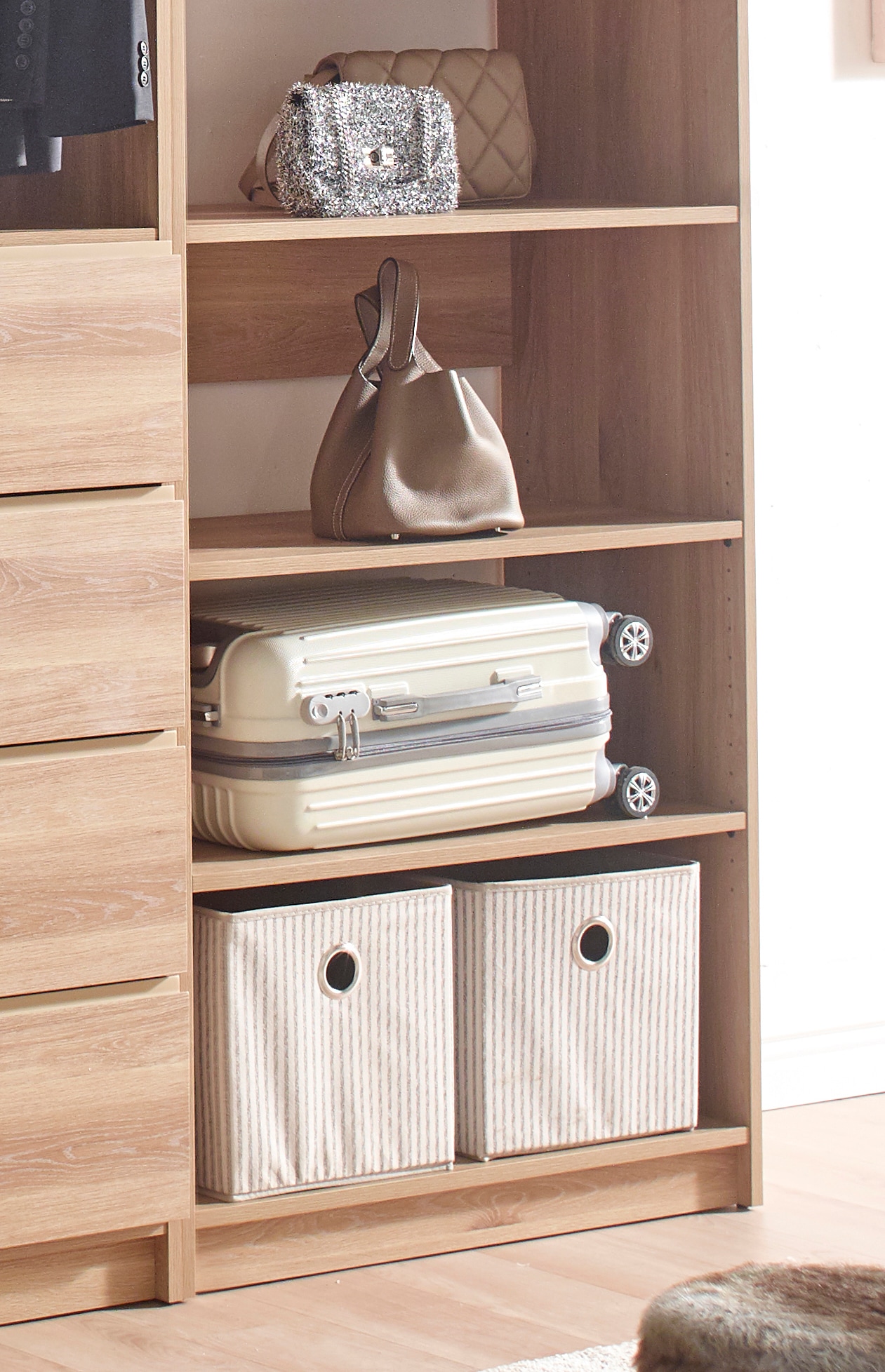 Klair Living PROSPER-ABDE OAK Wood-Closet-Kits - View #9