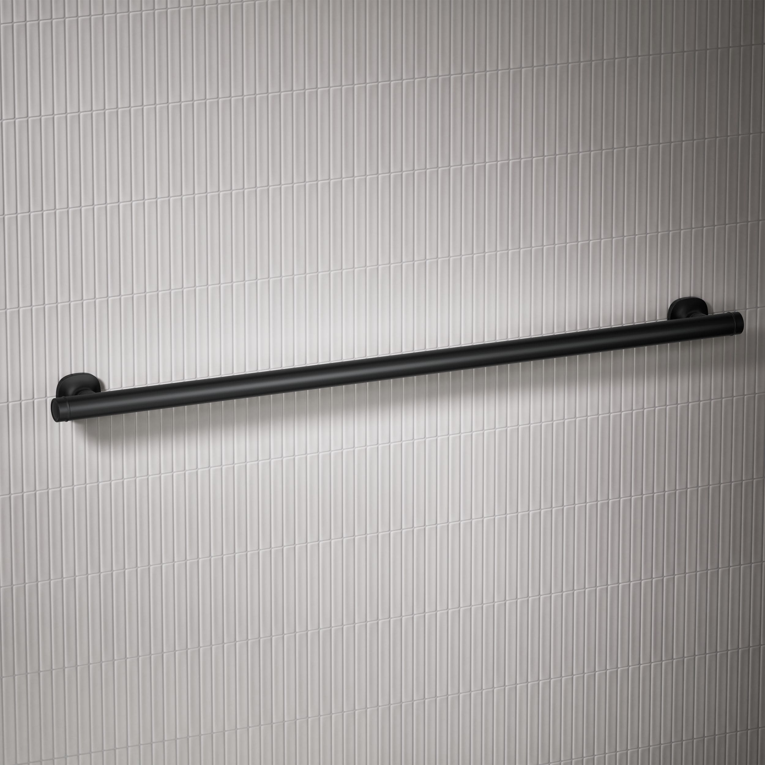 KOHLER Ealing 36-in Matte Black Wall Mount ADA Compliant Grab Bar