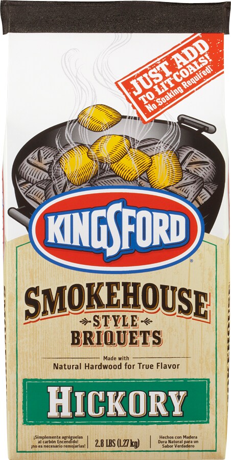 Kingsford 4460030984 2.8-lb Hickory Charcoal Briquettes