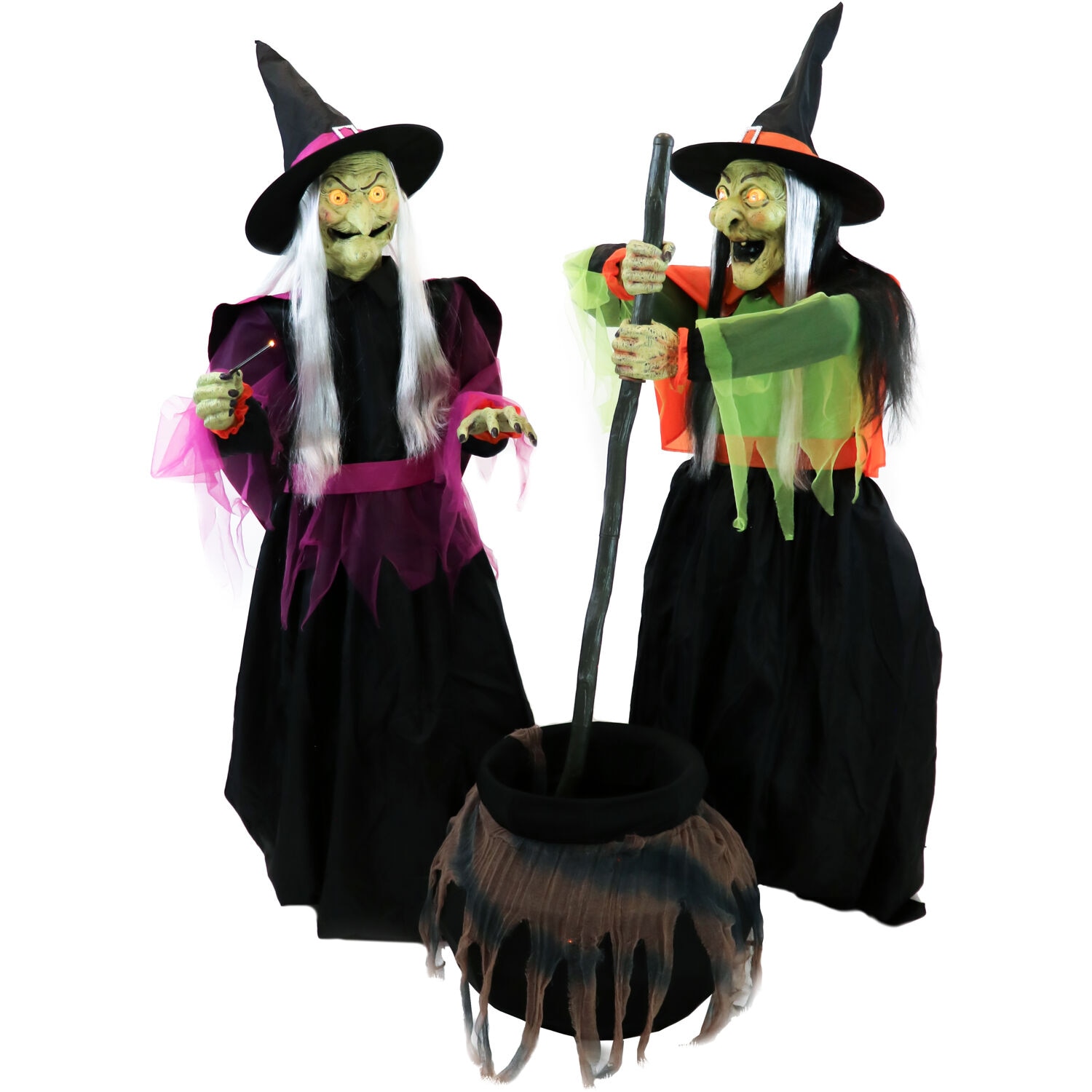 The Holiday Aisle® 5.6 Ft Halloween Hanging Animated Talking