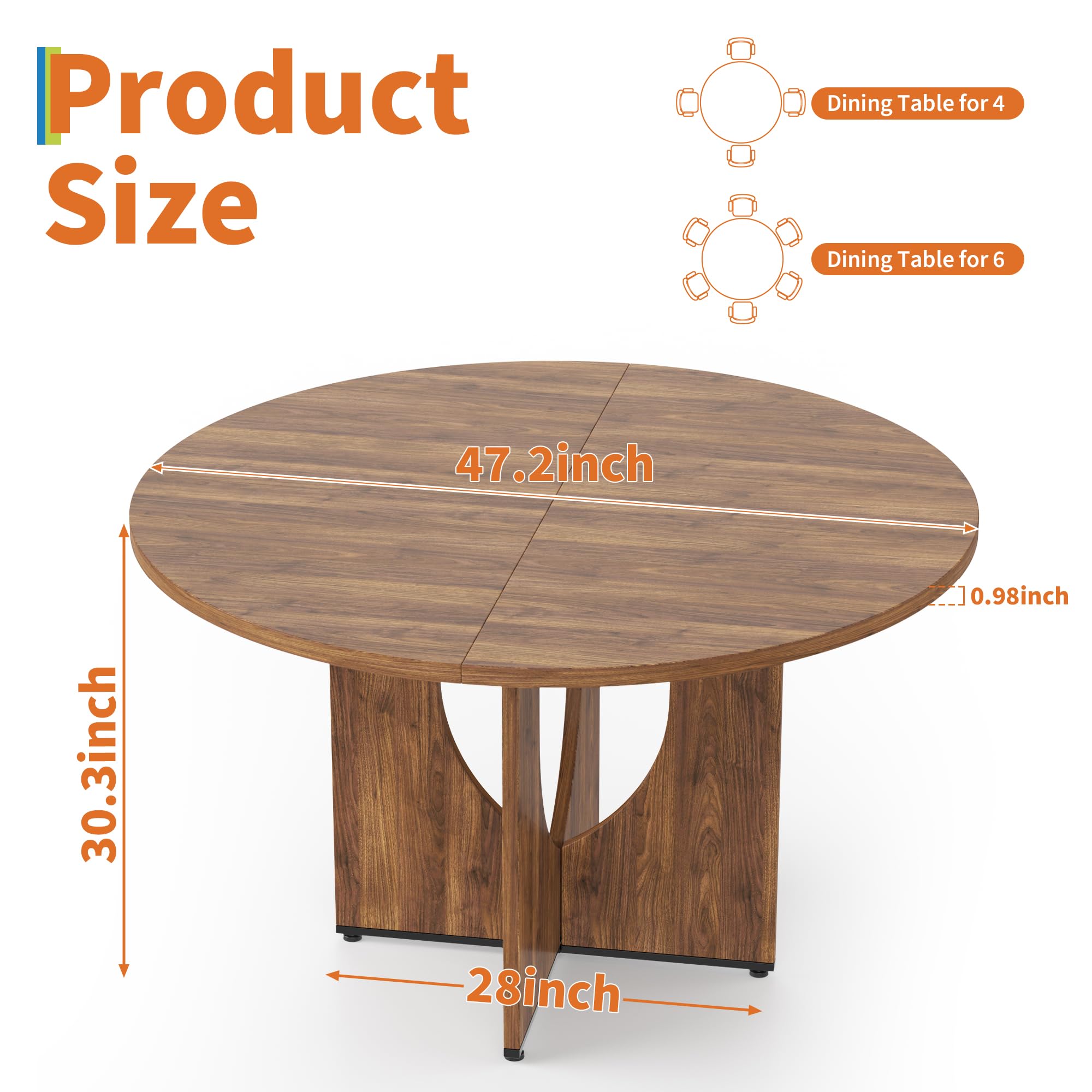 Garvee CK0-QJVXN-IVR Dining-Tables - View #3