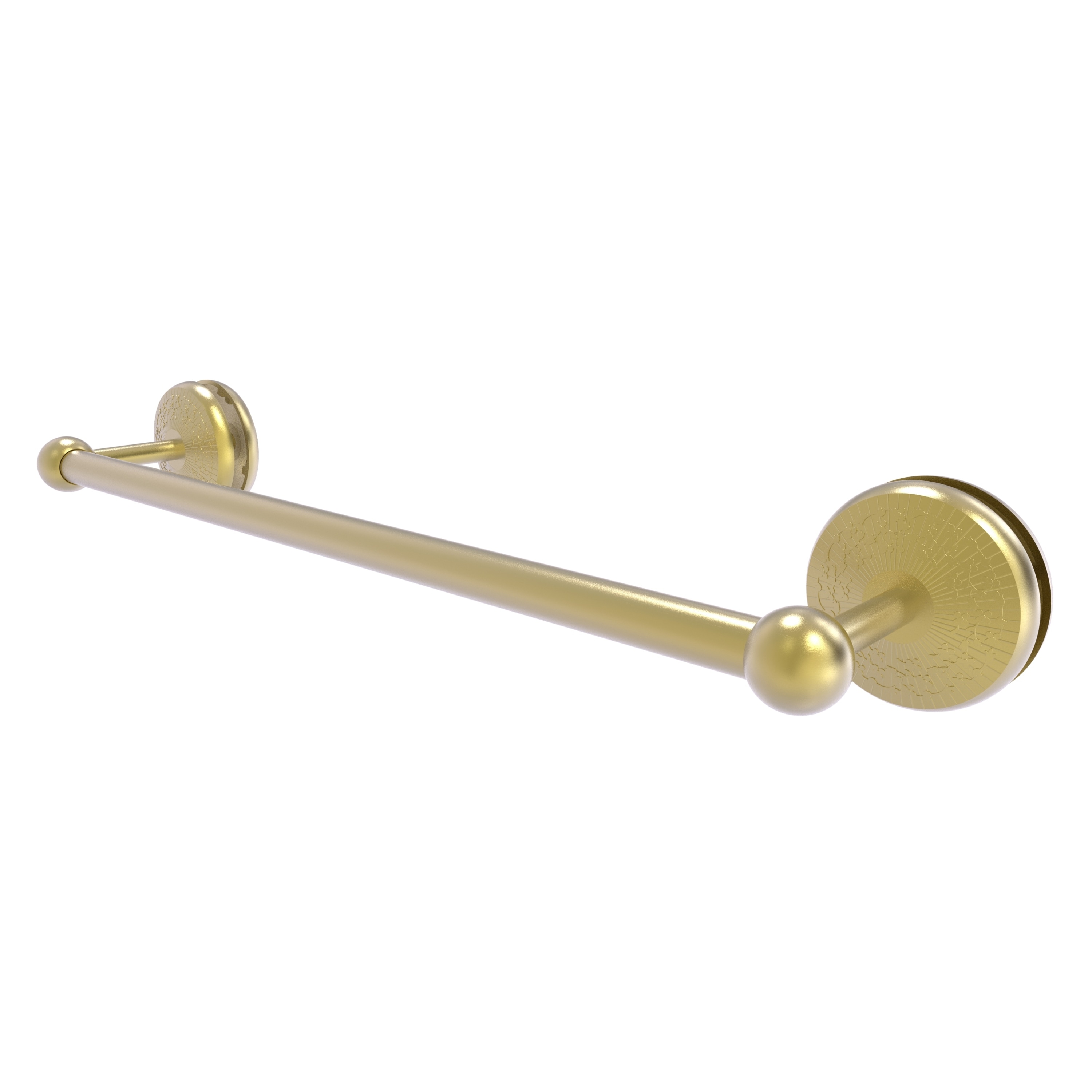 Allied Brass MC-41-SM-18-SBR Monte Carlo 18-in Satin Brass Wall mount Single Towel Bar