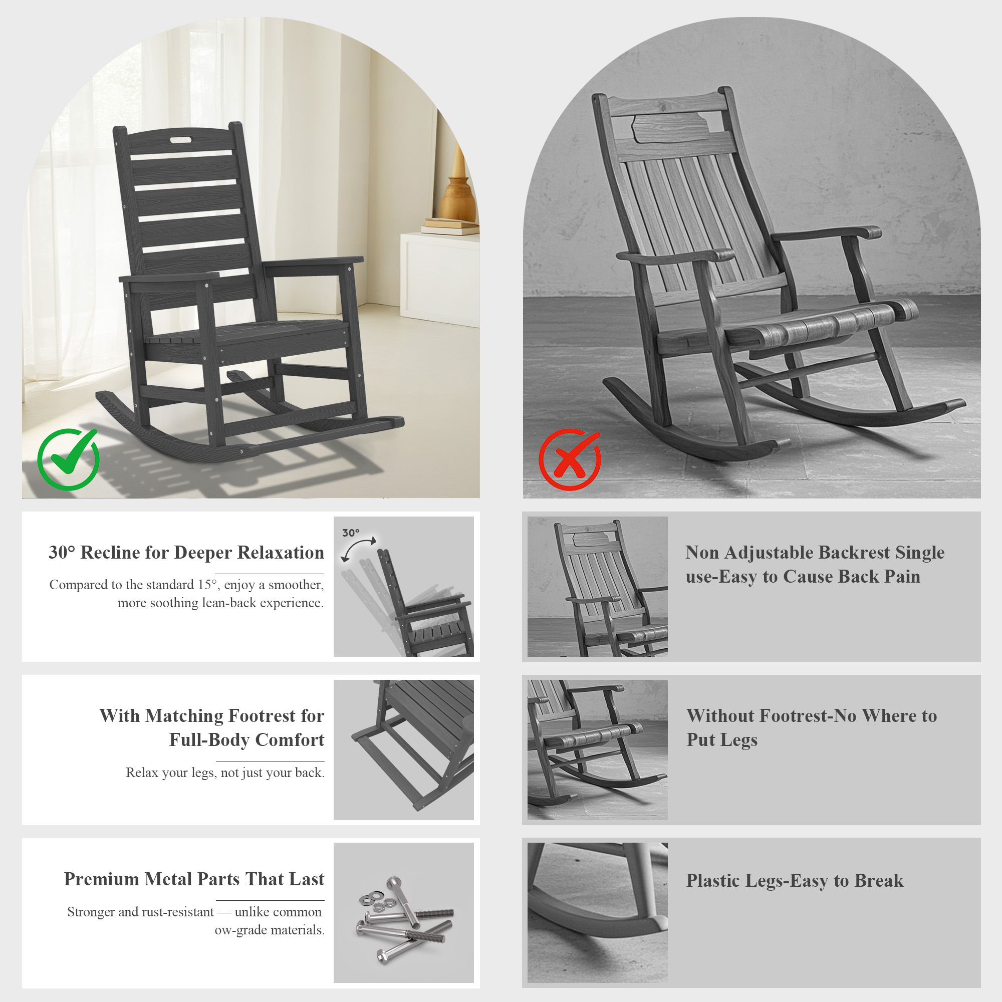 JEAREY JKTRYY-01-GY Patio-Chairs - View #7