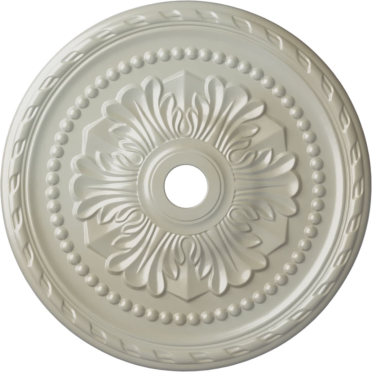 Ekena Millwork CM31PMFBS Palmetto 31.5-in W x 31.5-in L Painted Flash Blue Polyurethane Whole Ceiling Medallion
