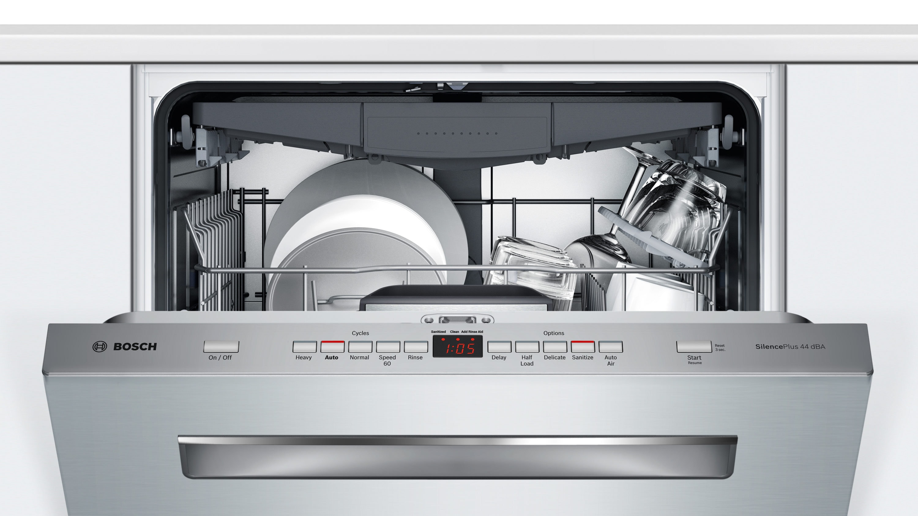 Bosch 500 Series 24 44dB 16 Place Setting InfoLight SS Dishwasher SHP –  ALSurplus AL