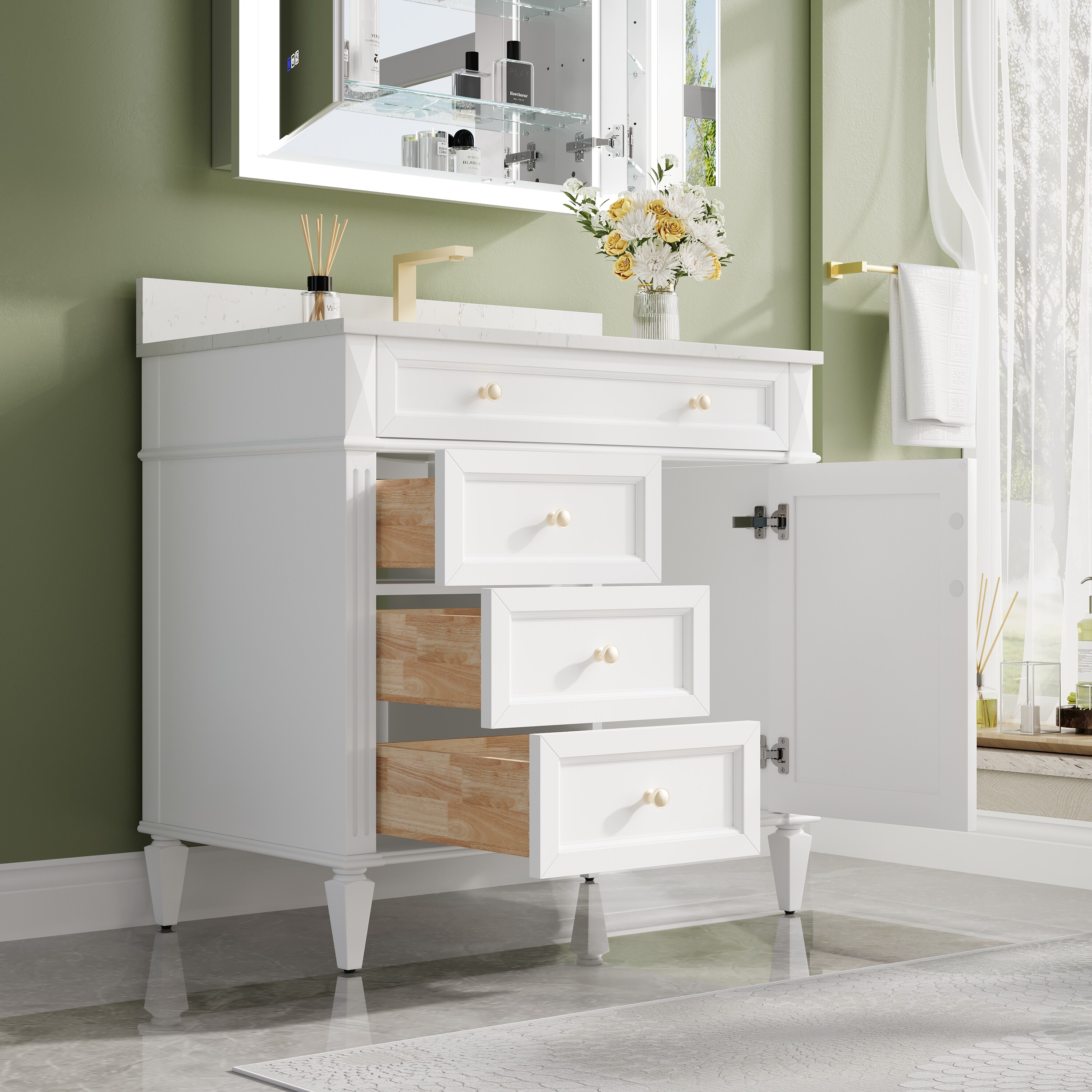 Forclover ALF-E36W30CB Bath-Vanity-Combo - View #6