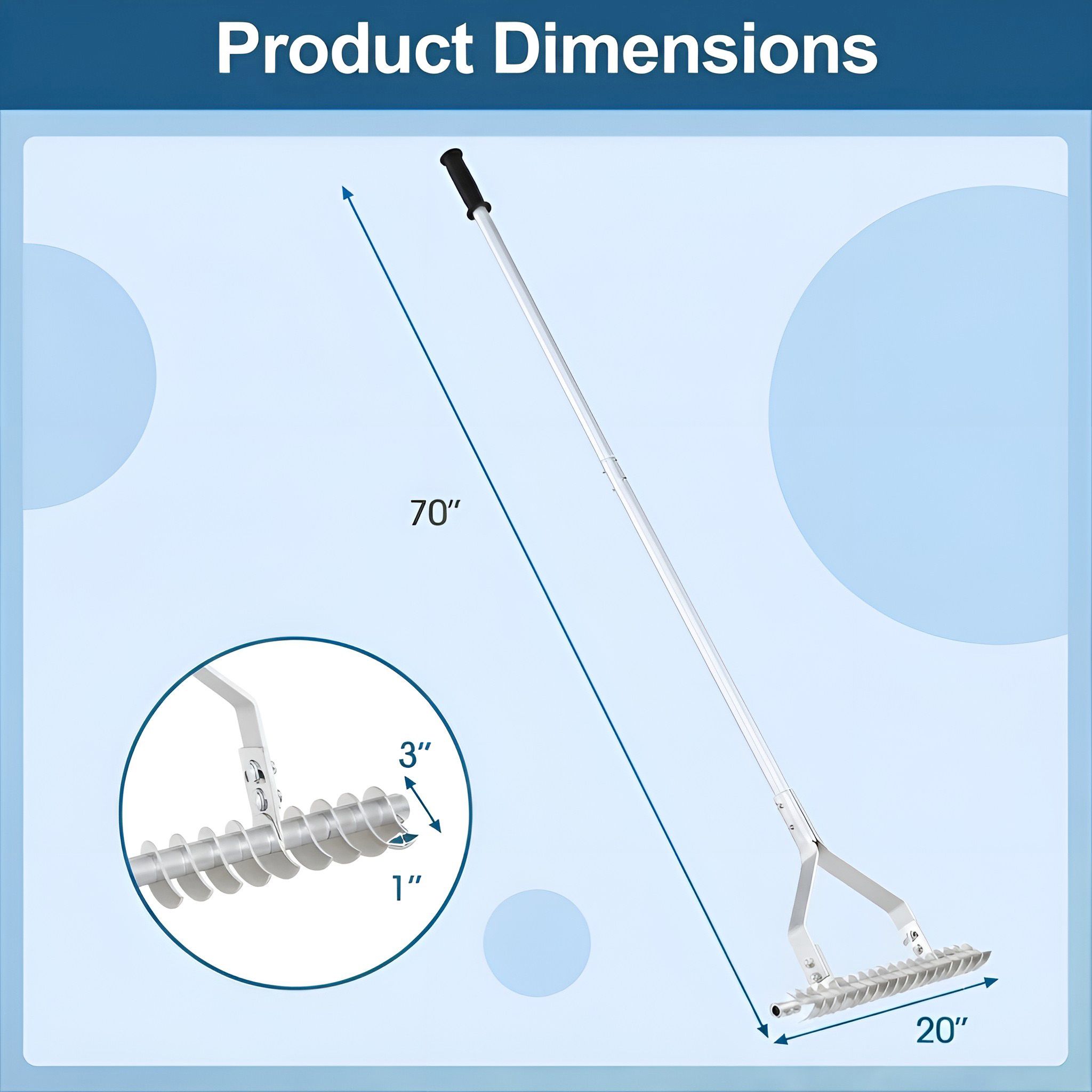 Slickblue D-CO-83121PN Garden-Rakes - View #8