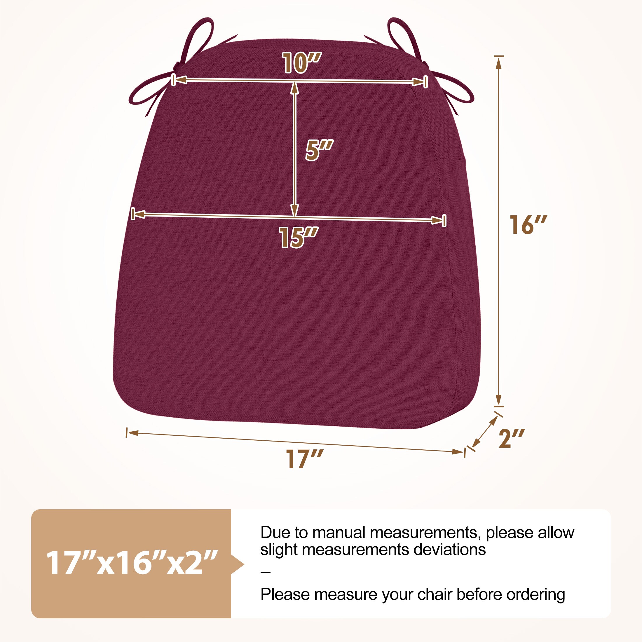 AAAAAcessories LS-DCCLH-JIUHONG-4P Indoor-Chair-Cushions - View #5