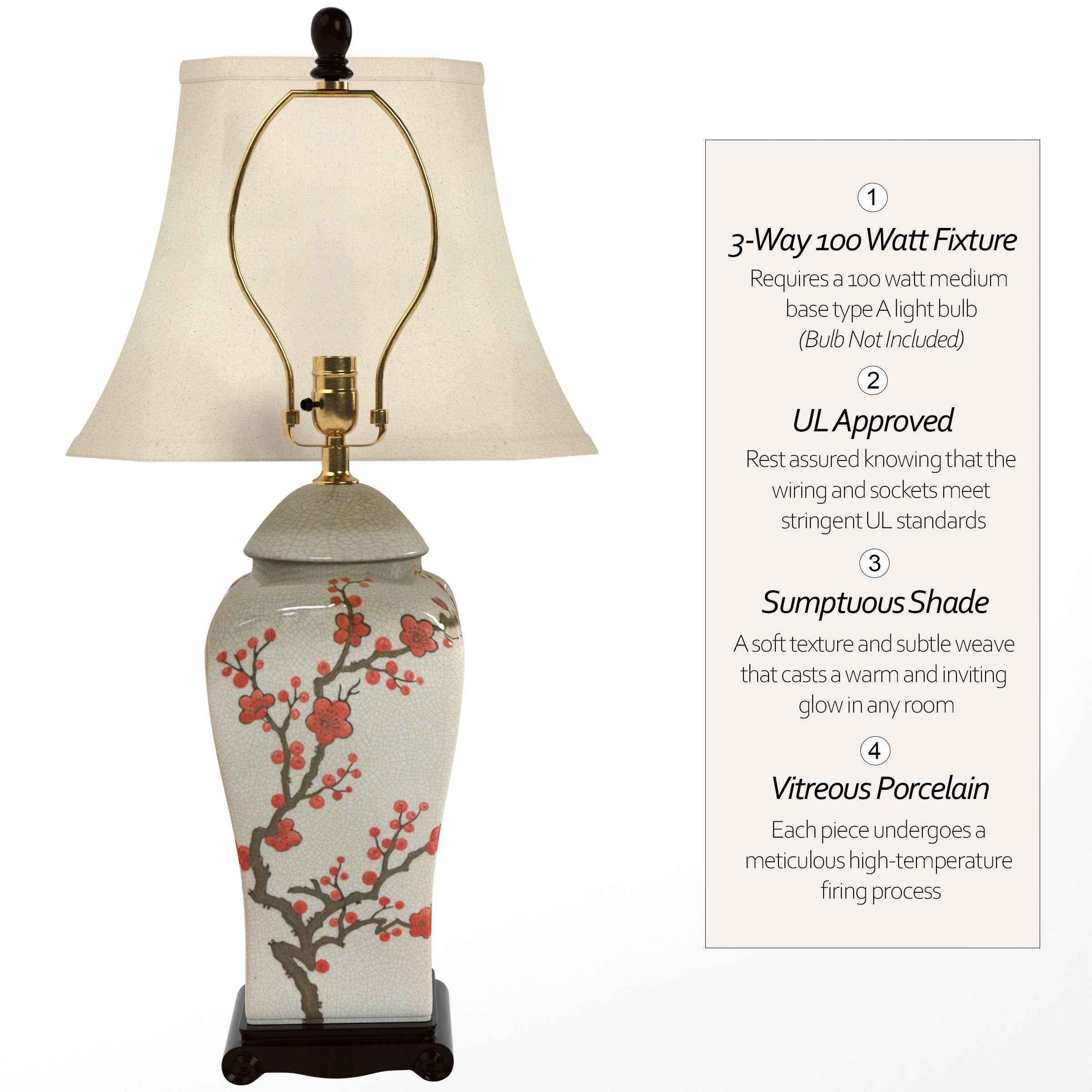 Red Lantern JCO-X5825-6019 Table-Lamps - View #2