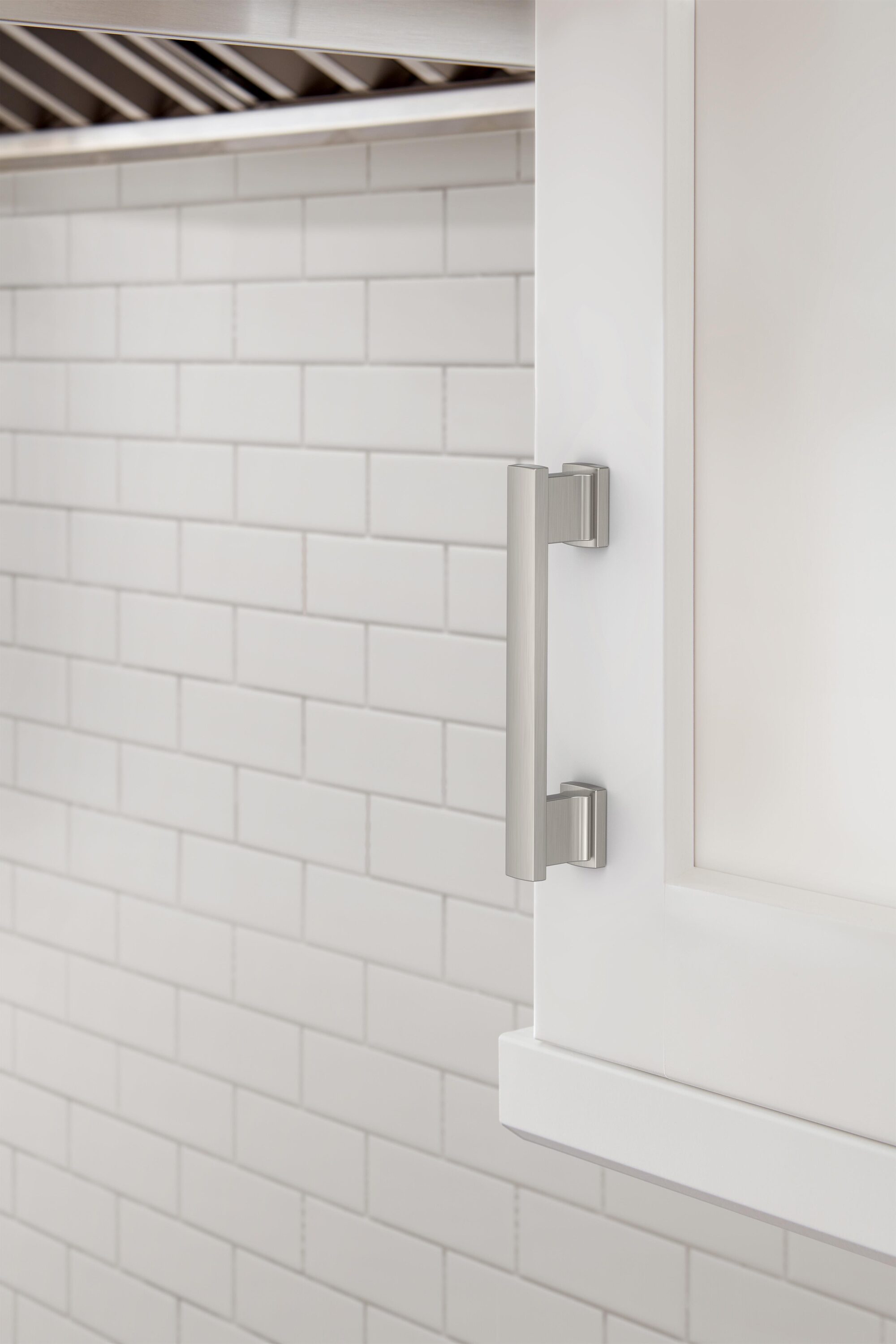 Satin Nickel 3-3/4" Center-to-Center Cabinet Pulls, 10 Pack