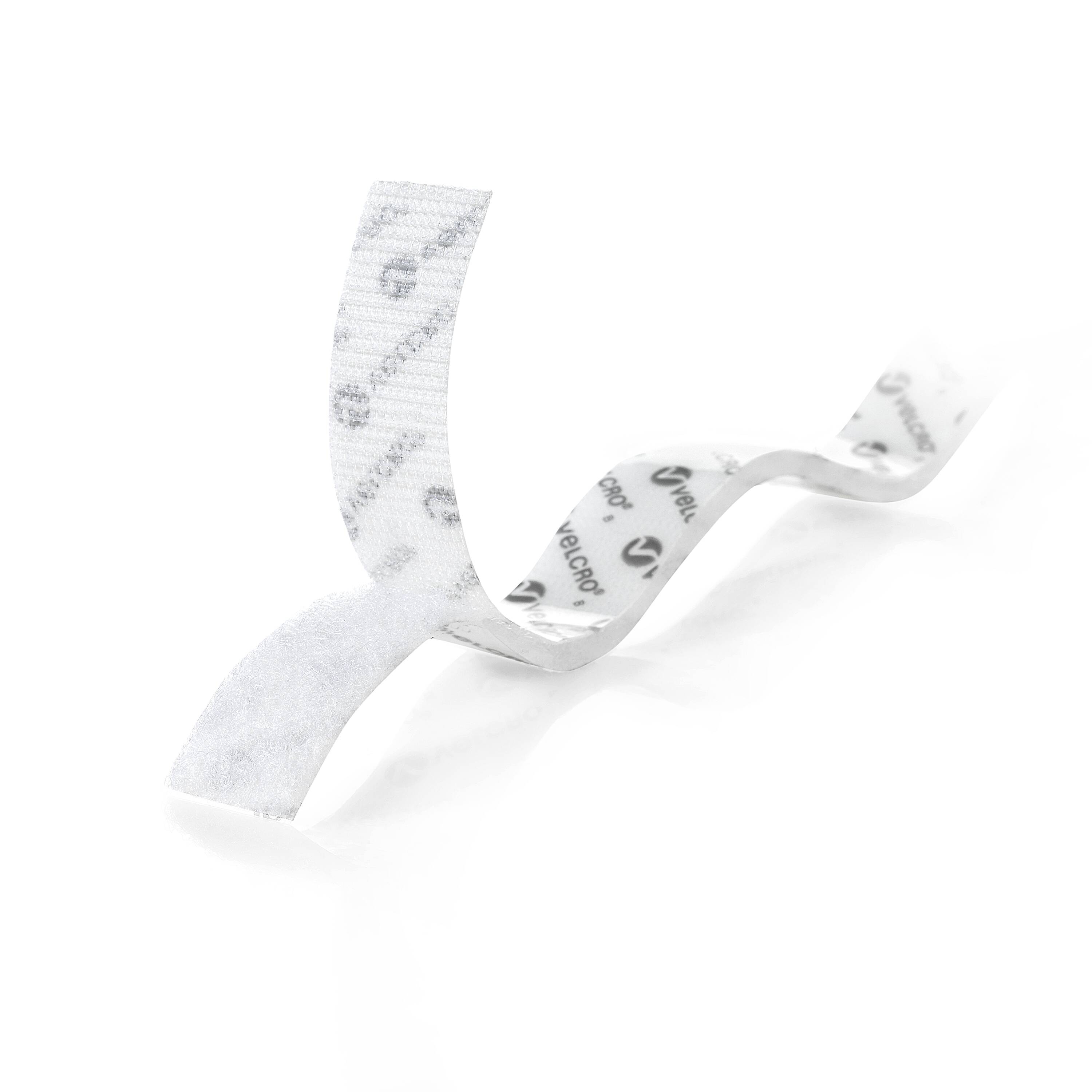 Velcro® Brand Combo Strips Bulk Pack - 1 x 75', White S-23101W