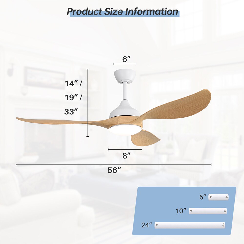 Sofucor LW-56K009-WH-QMW Ceiling-Fans - View #5