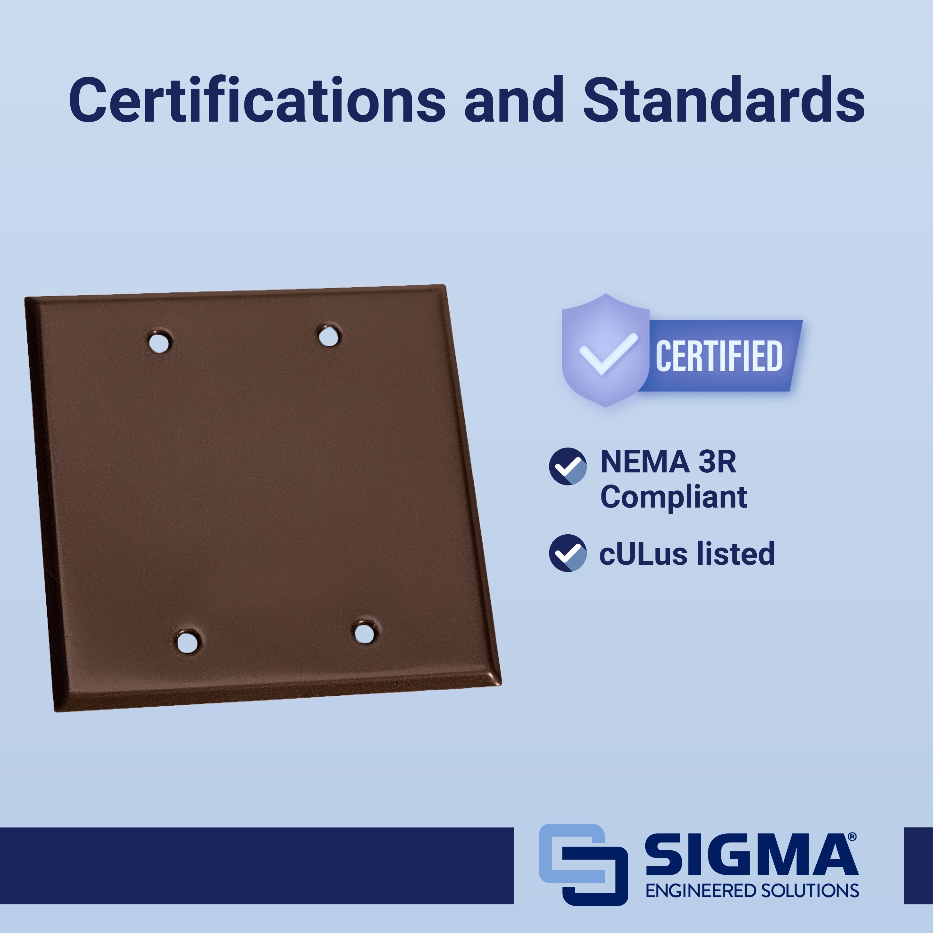 Sigma Engineered Solutions 14340BR Electrical-Box-Covers - View #5