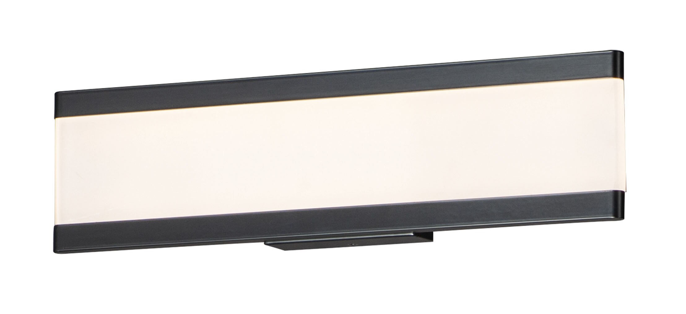 Maxim Lighting Visor 18-in 1-Light Black LED Modern/Contemporary Vanity ...