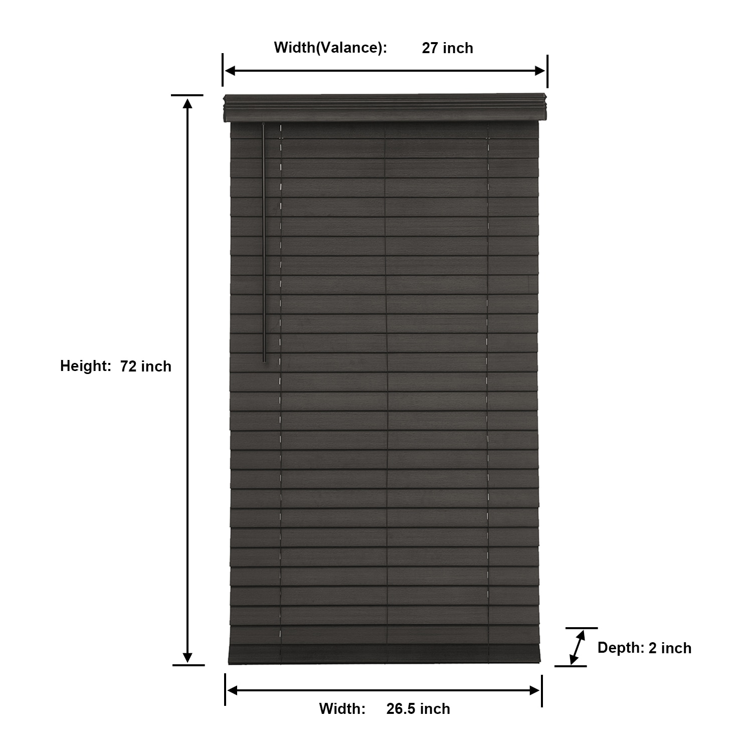 allen + roth DFHSD3072-26.5 blinds - View #7