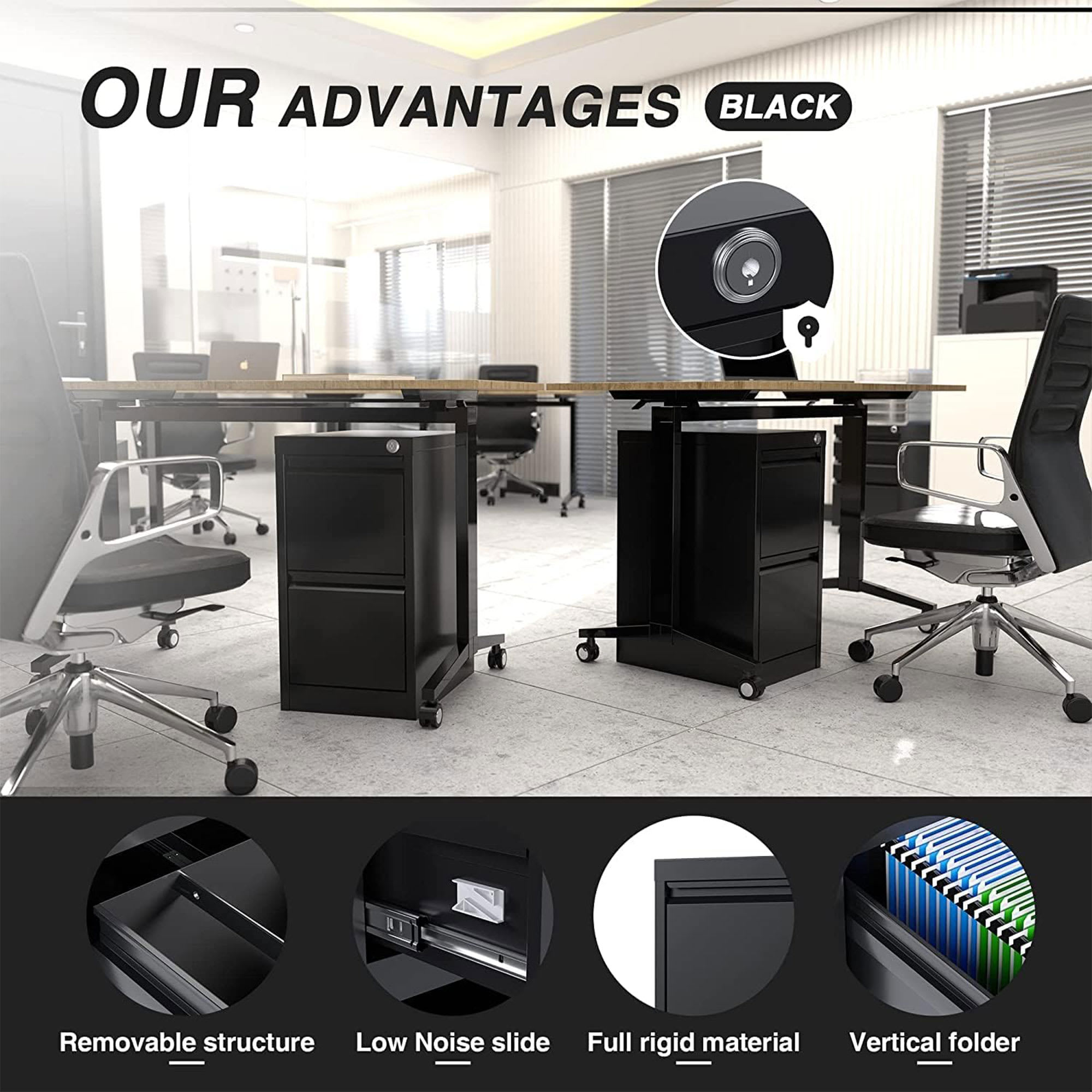 AOBABO 323126 Filing-Cabinets - View #5