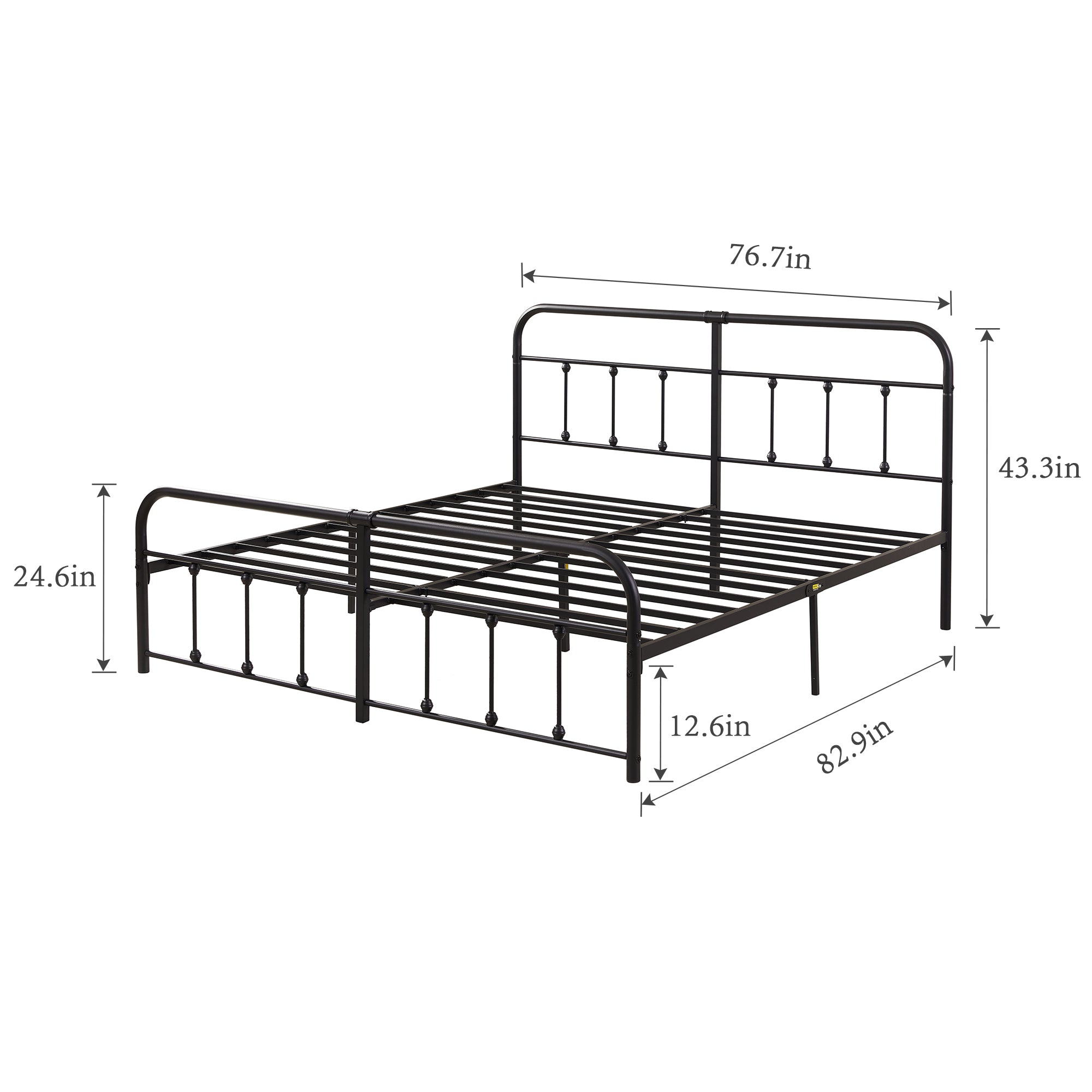 Vecelo LOE-BTJ-MBK08-BLK beds - View #3
