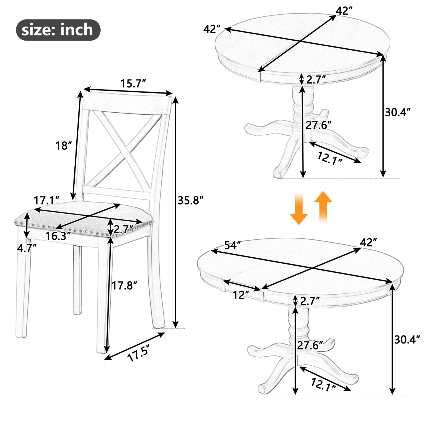 Streamdale Furniture SG000640AAA Dining-Sets - View #2