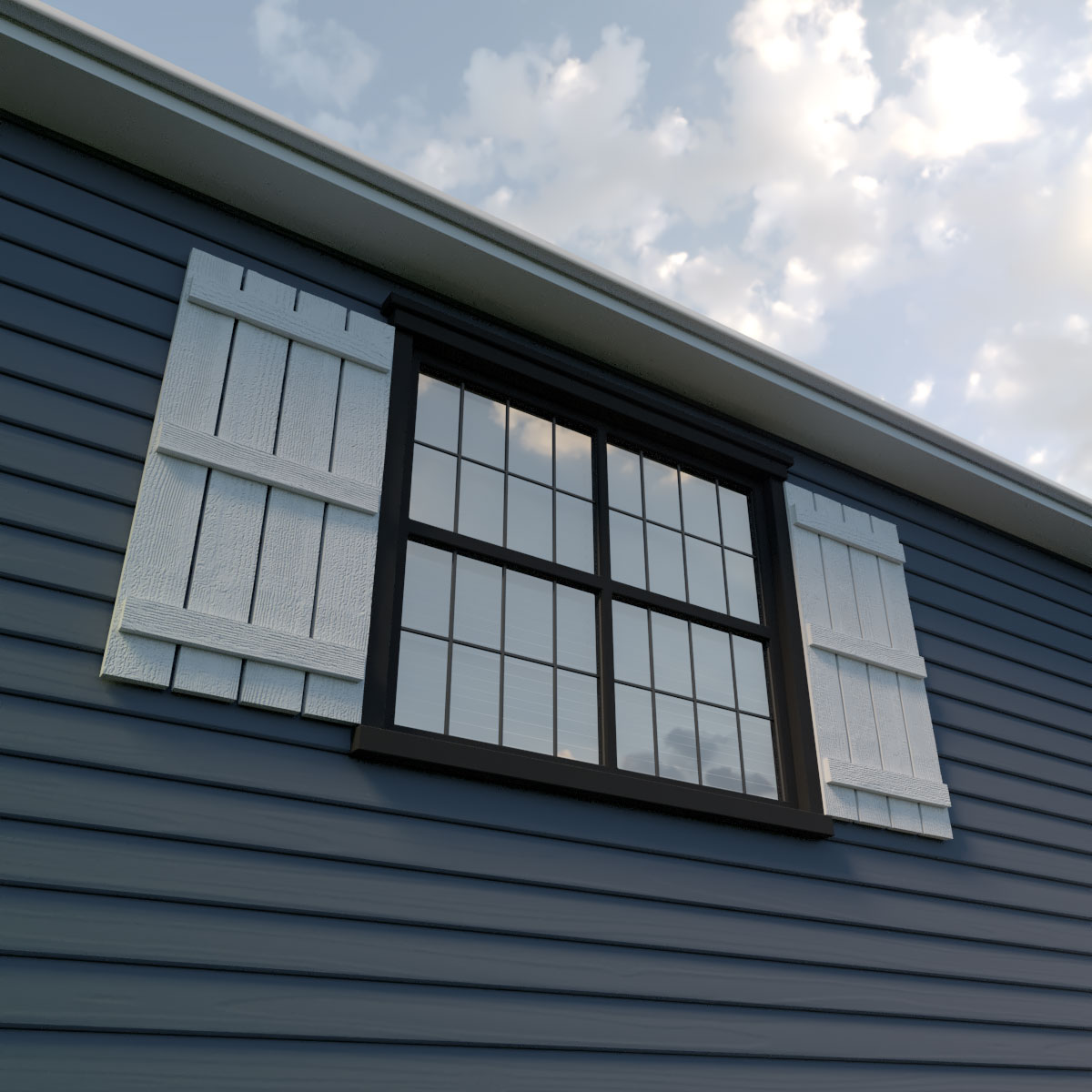 Ekena Millwork SHUBSS23X86RSPR Exterior-Shutters - View #7