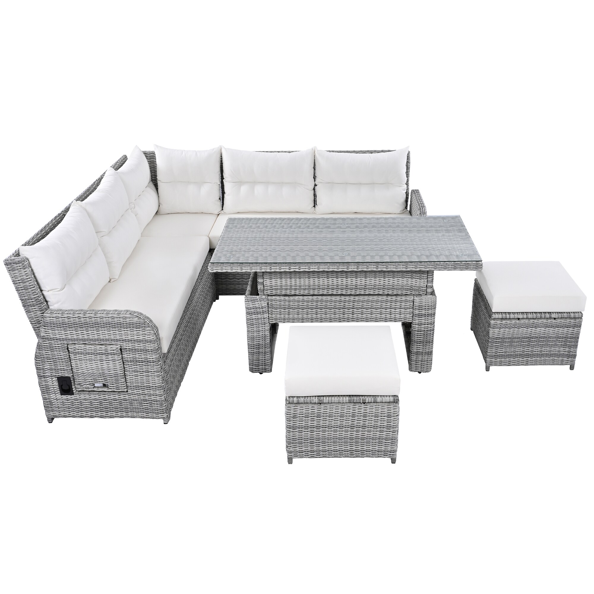 SINOFURN SYA690009GY Patio-Sofas-Daybeds - View #9