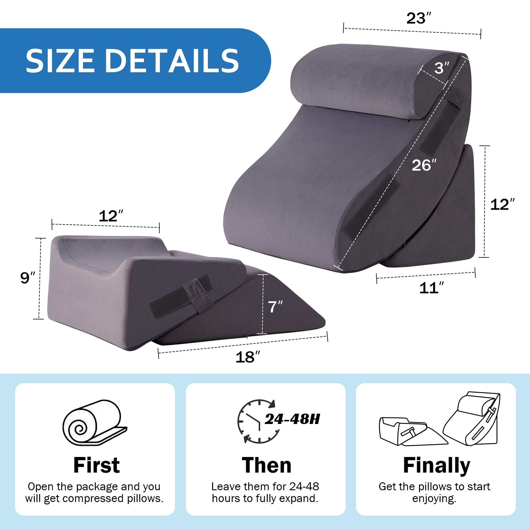 YICSAM 5749848444267 Bed-Pillows - View #4