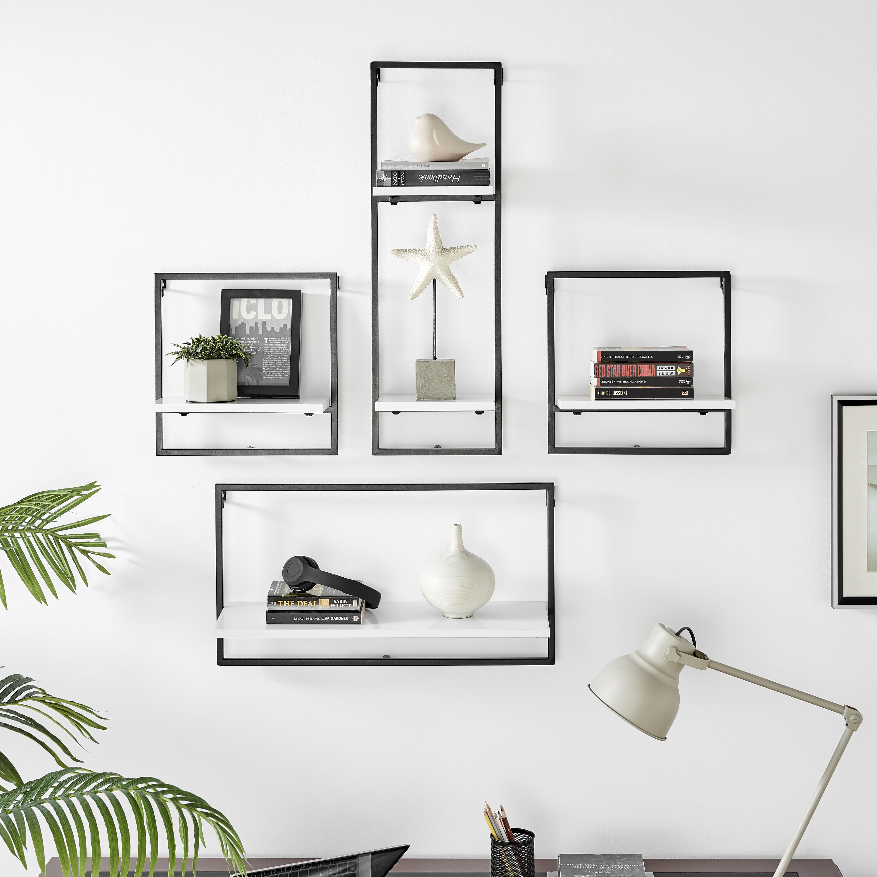 Danya B. GH20400WH Wall-Mounted-Shelving - View #3