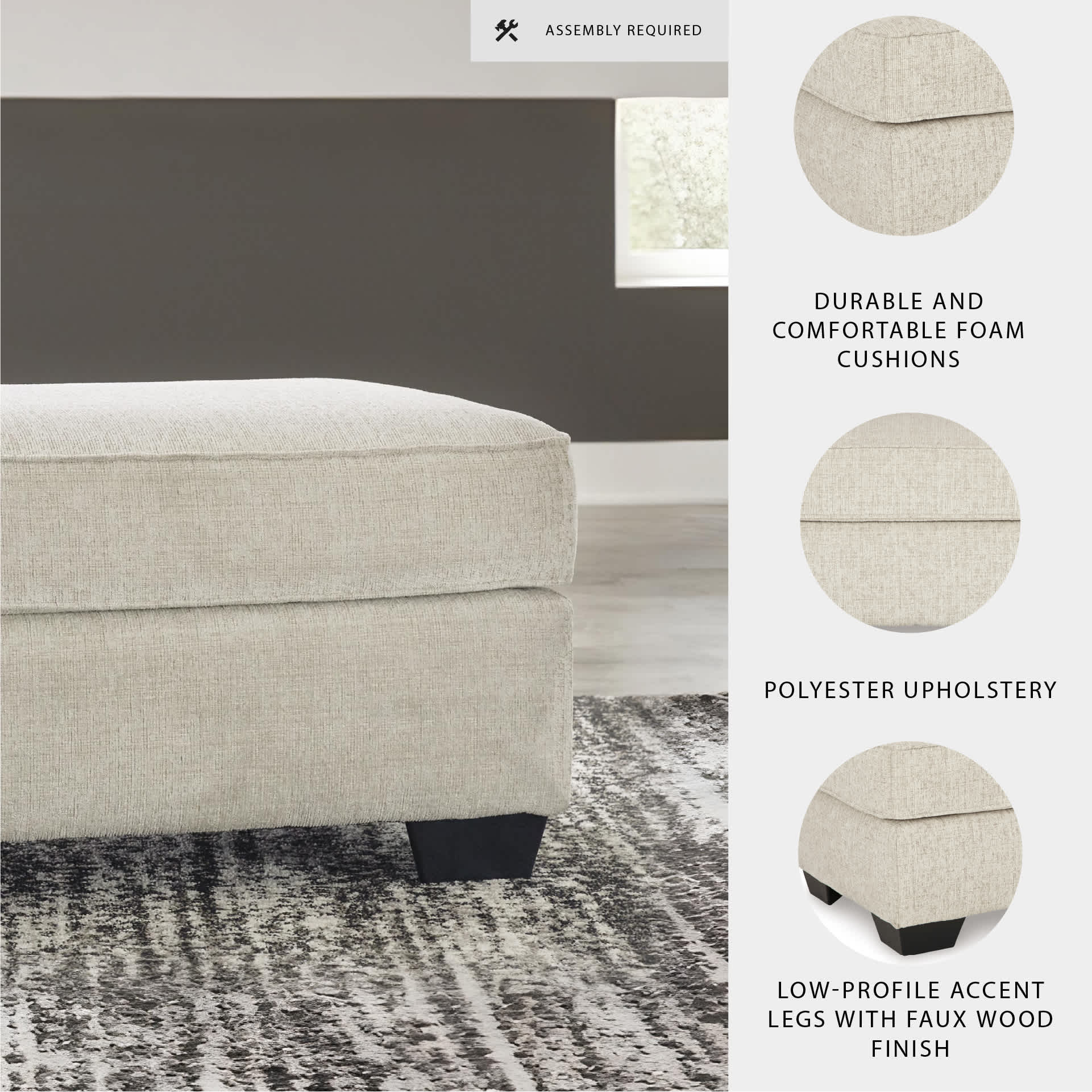 Signature Design by Ashley 4460414 Indoor-Ottomans - View #3