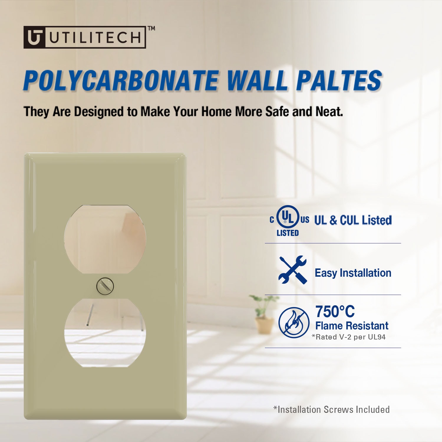 Utilitech 3021-IV10 Electrical-Wall-Plates - View #2