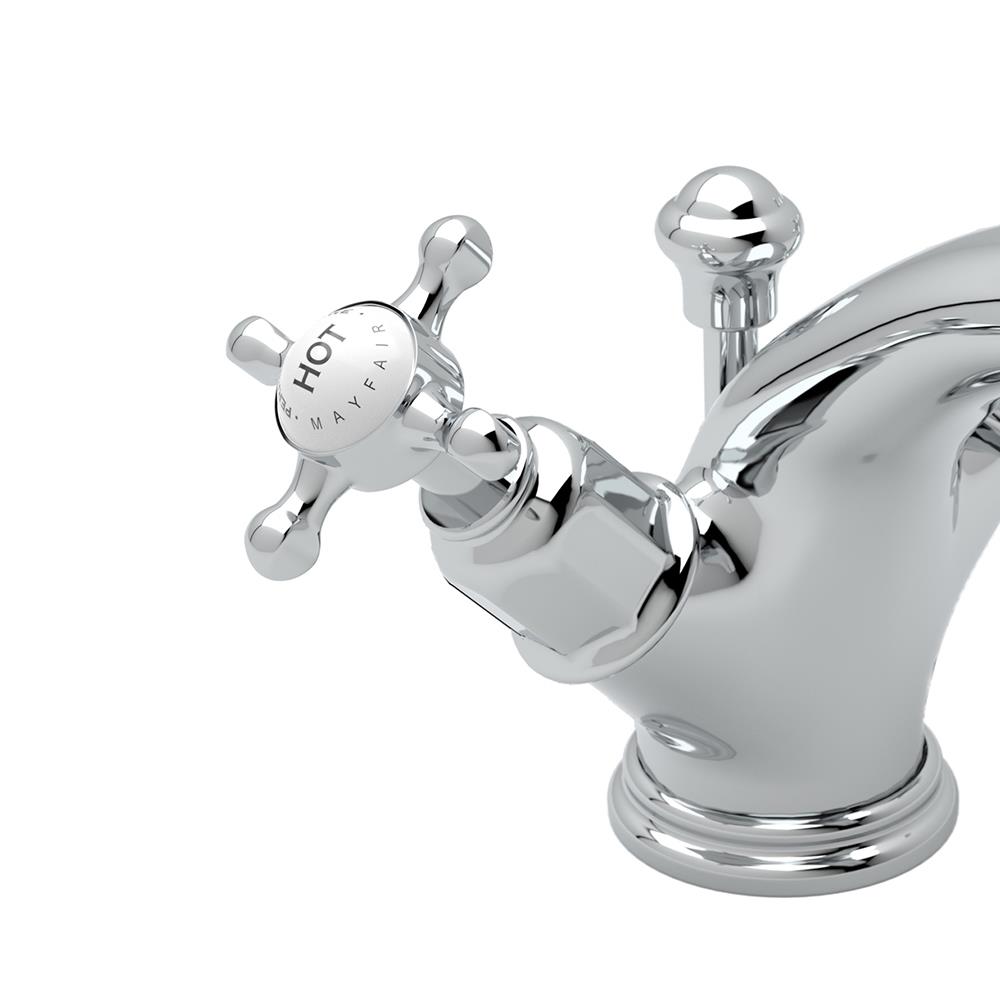 Rohl Perrin and Rowe Polished Chrome Single Hole 2-handle Bathroom