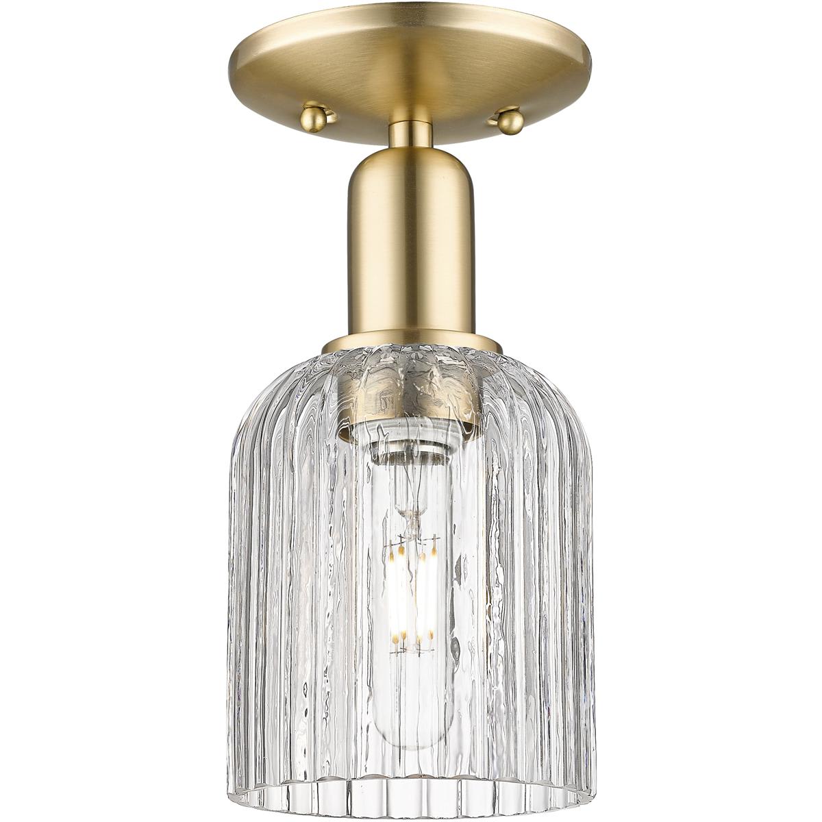 Innovations Lighting 2869164 716-1C-CB-G559-5CL Bridal Veil Semi-Flush Mount