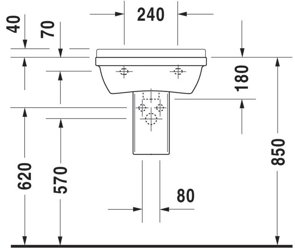 Duravit 0300500000 Bath-Sink - View #7