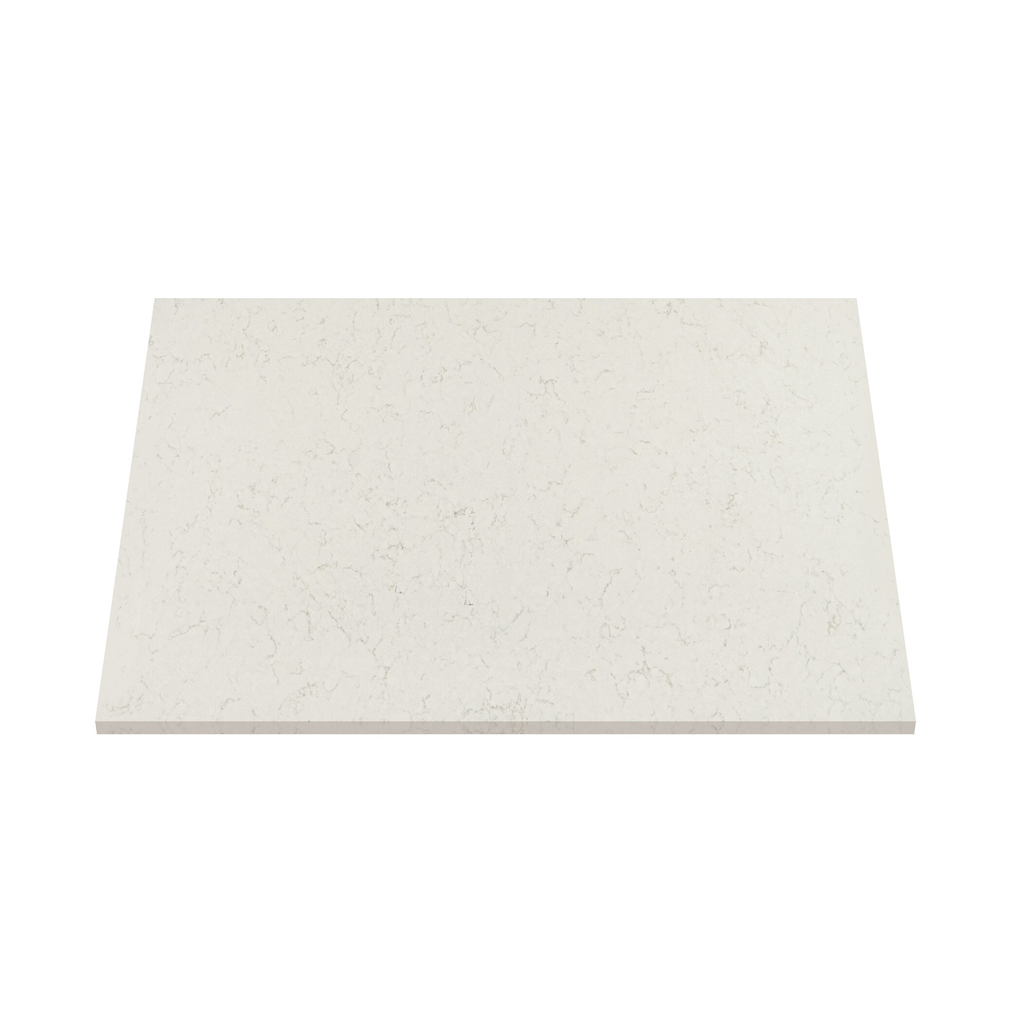 Allen Roth Ventina Quartz Off White Kitchen Countertop Sample 4 In X