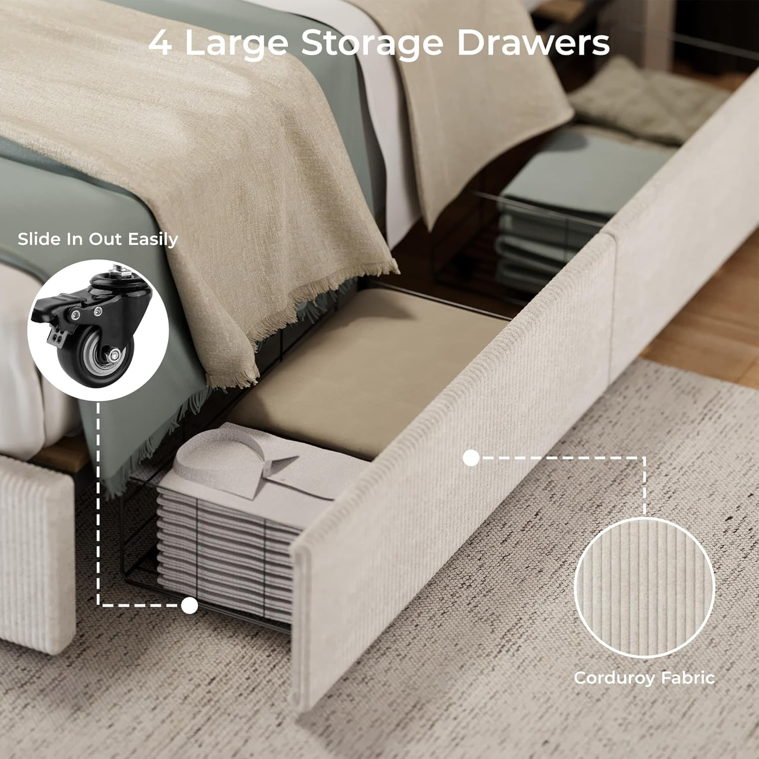 Qeetex LHF-BED-PHO-33T6PDXV beds - View #4