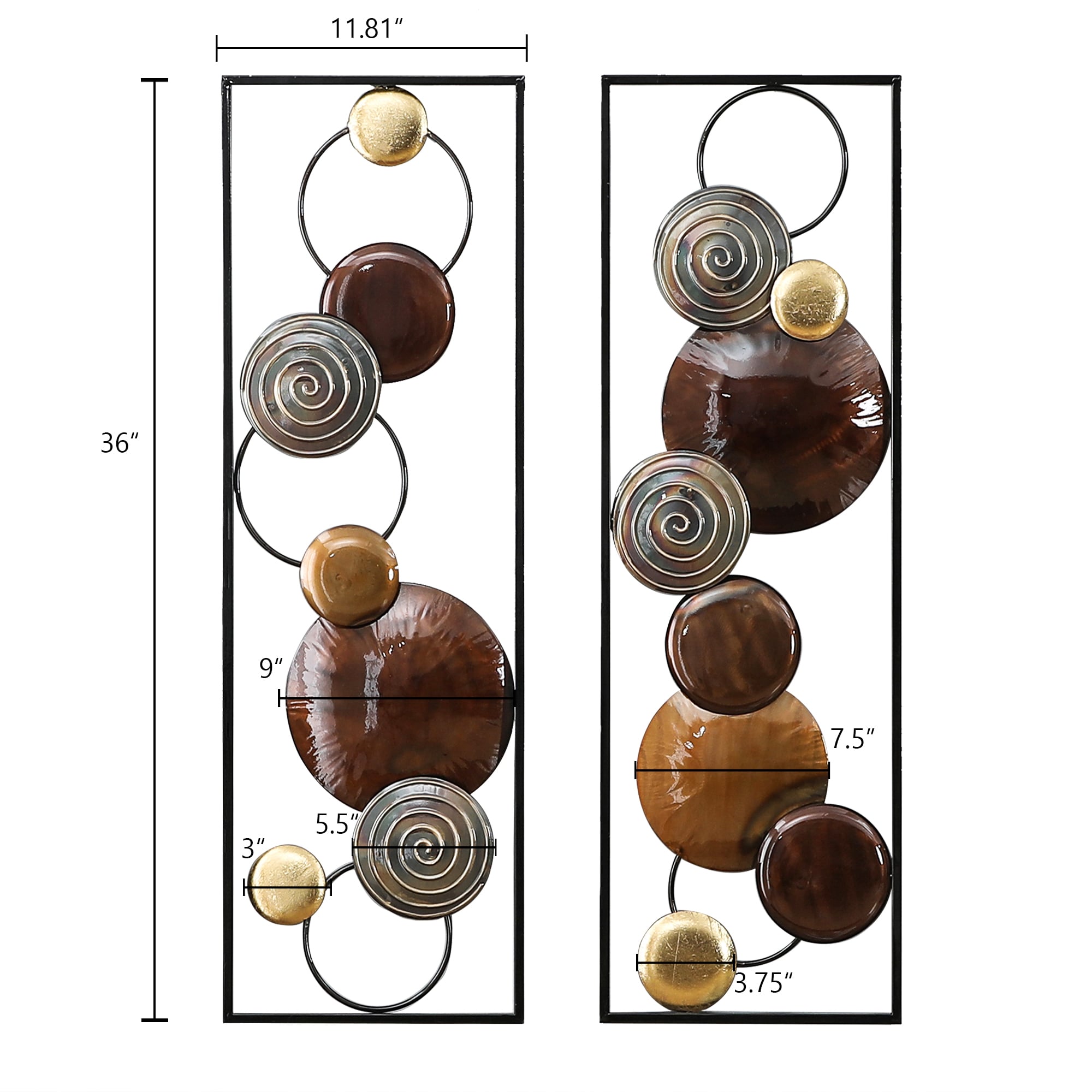 LuxenHome WHA302 Wall-Accents - View #11