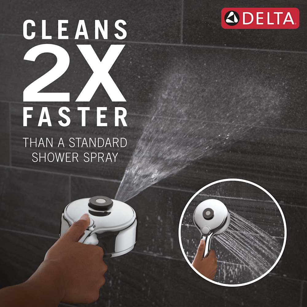 gen　② Delta 58600 PivotPro 1.75 GPM 3in1 Shower Head and 7 Setting Hand